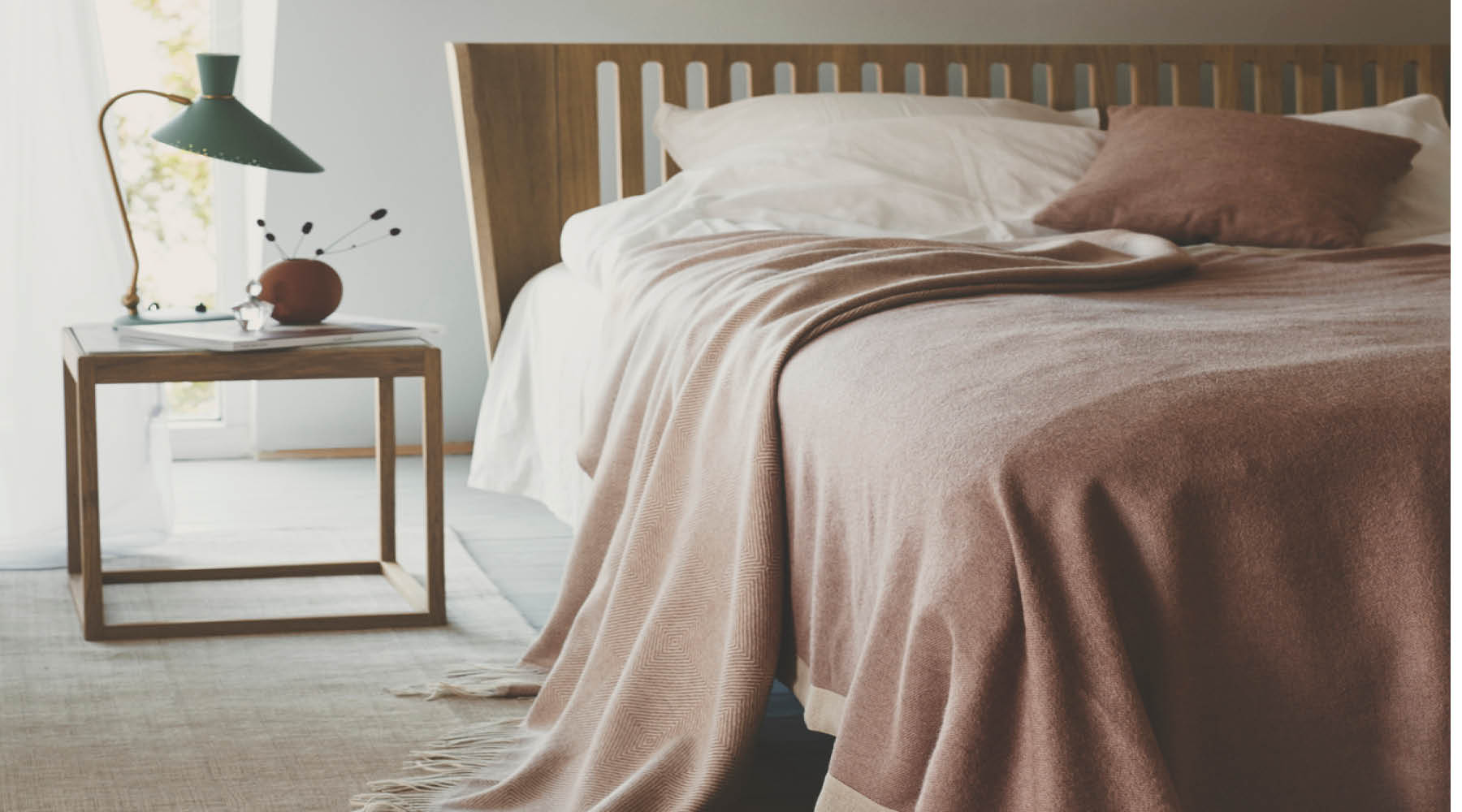 How to use the plaid as a bedspread