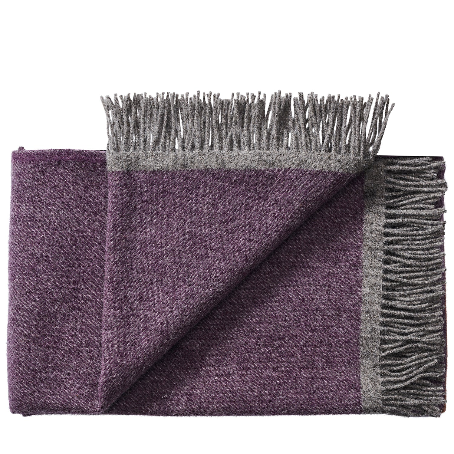 Silkeborg Uldspinderi ApS Alrø 140x240 cm Throw 00833 Grey Heather