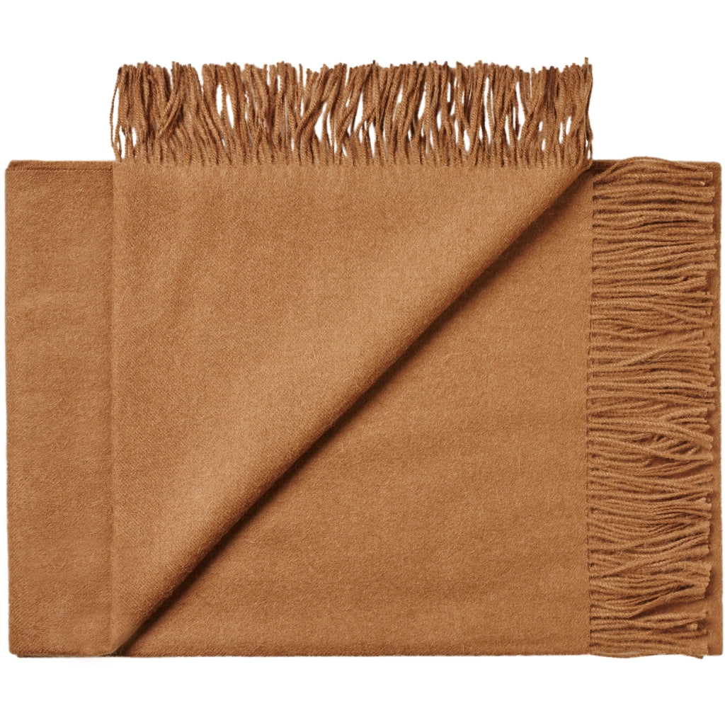 Silkeborg Uldspinderi ApS Arequipa 130x200 cm Throw 00205 Camel Brown
