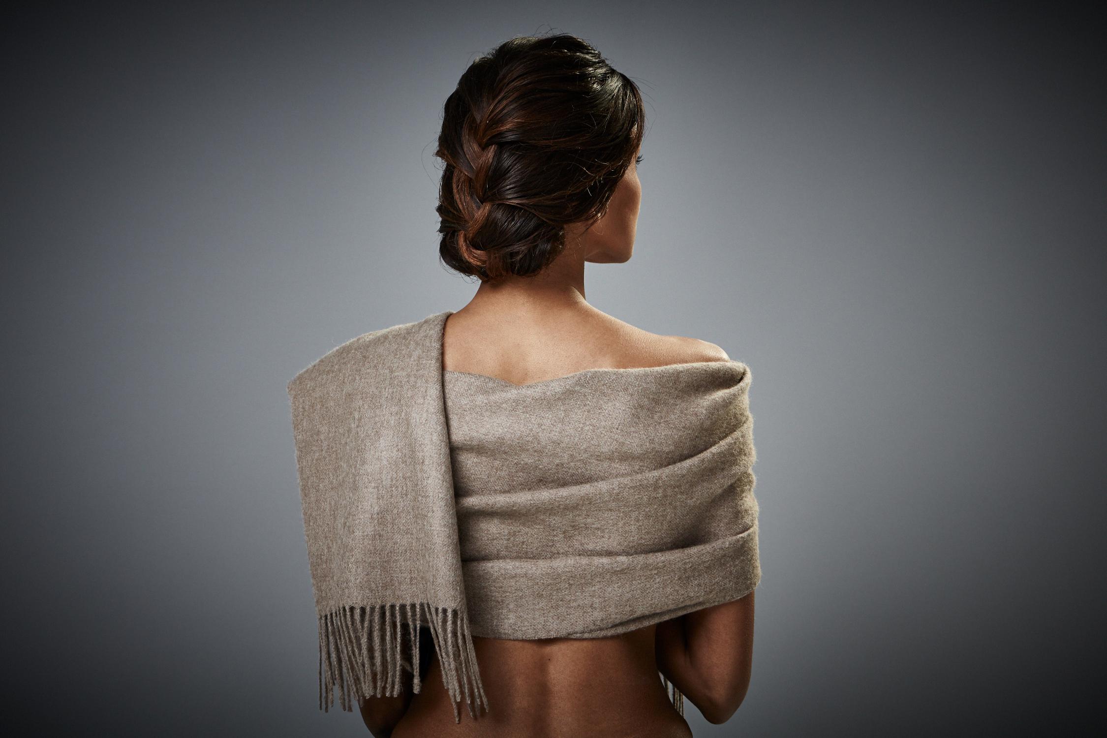 Silkeborg Uldspinderi ApS Arequipa Scarf 60x200 cm Scarf 00284 Walnut Brown