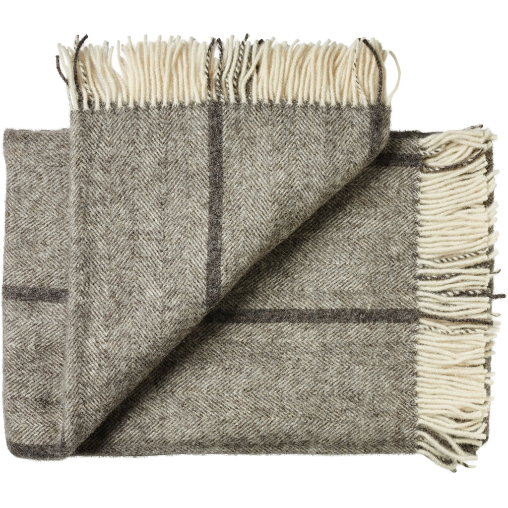 Silkeborg Uldspinderi ApS Askø 140x240 cm Throw 00126 Dark Nordic Grey