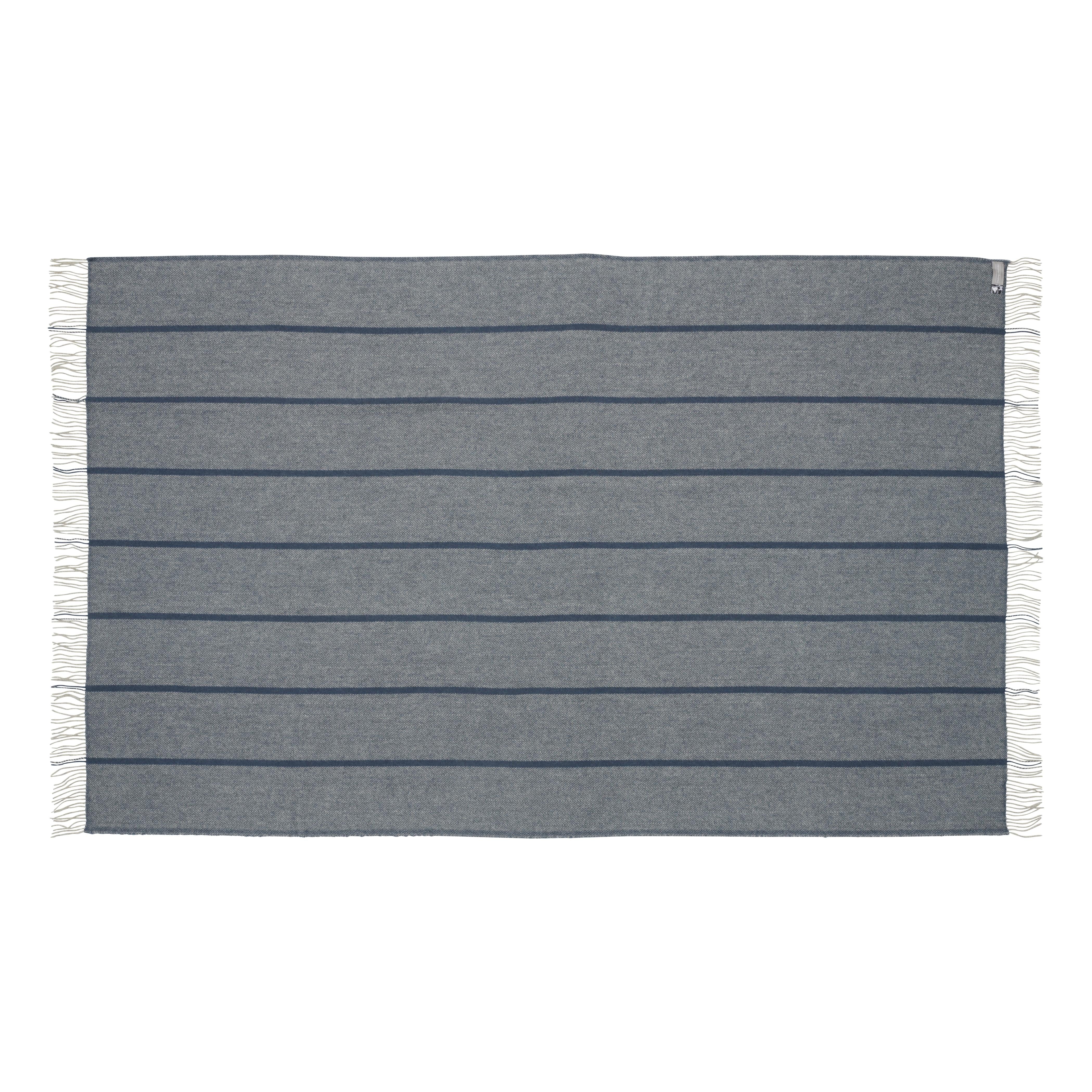 Silkeborg Uldspinderi ApS Askø 140x240 cm Throw 02126 Fjord