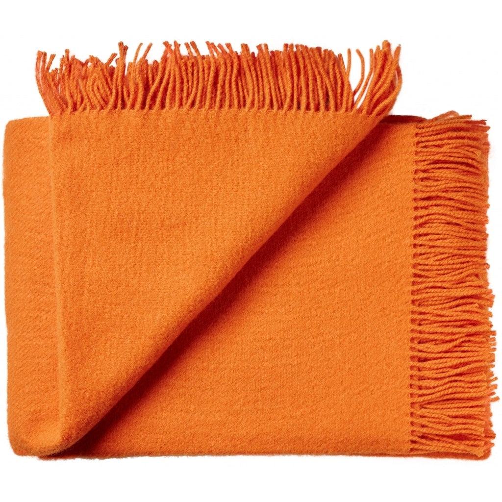 Silkeborg Uldspinderi ApS Athen 130x200 cm Throw 04200 Carrot Orange
