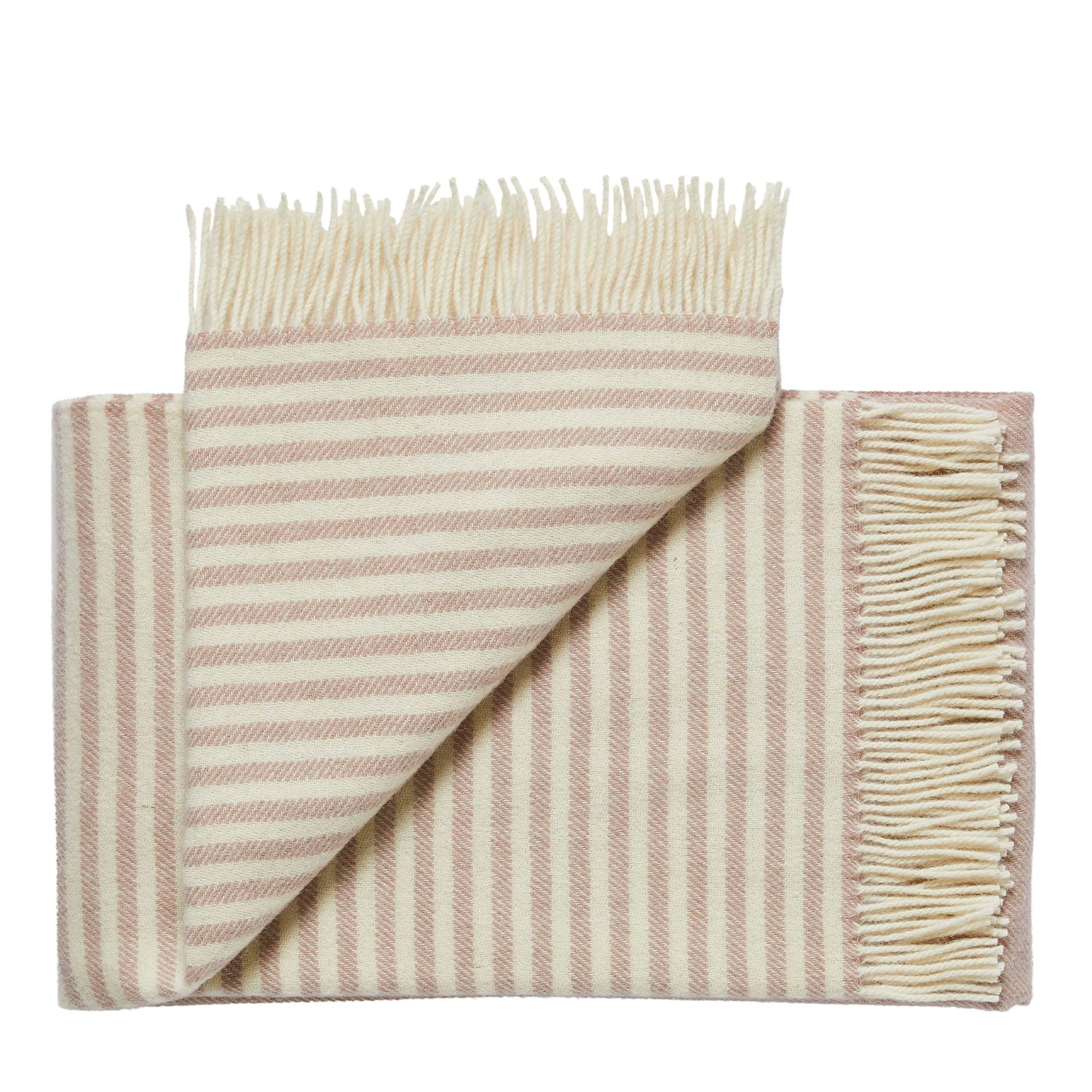 Silkeborg Uldspinderi ApS BogΓΈ 140x240 cm Throw 01927 Dusty Rose (00873)