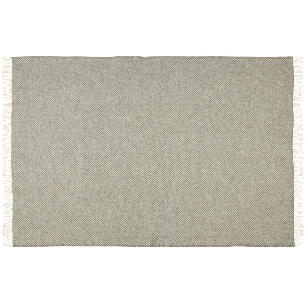 Silkeborg Uldspinderi ApS Bornholm 140x240 cm Throw 00103 Light Grey