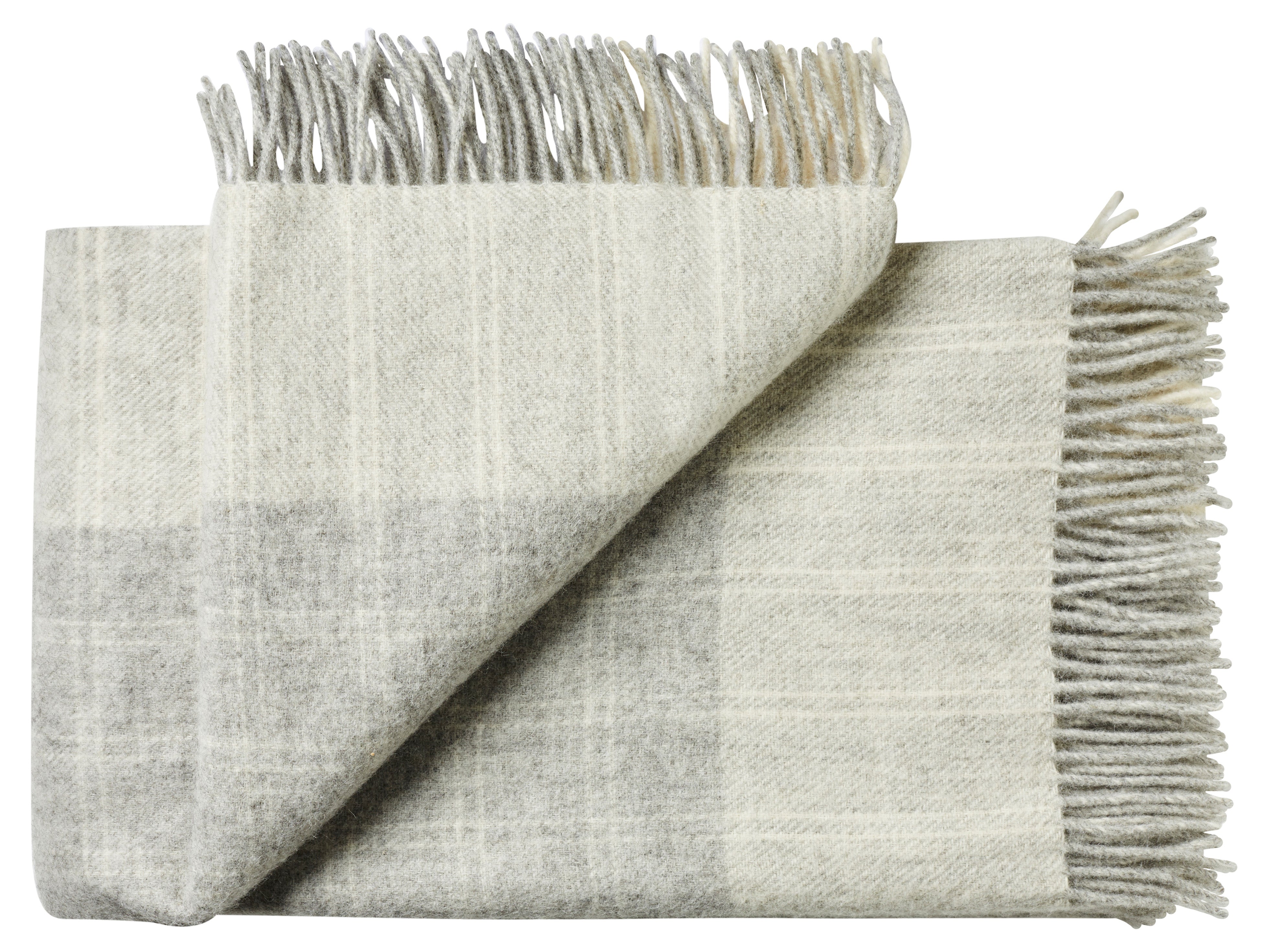 Silkeborg Uldspinderi ApS Bornholm 85x130 cm Throw 00150 Light Nordic Grey
