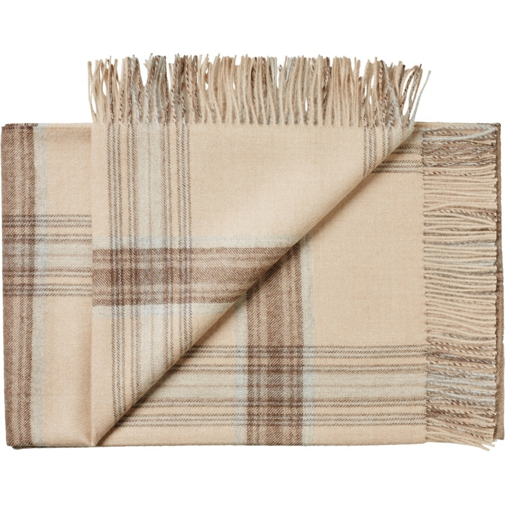 Silkeborg Uldspinderi ApS Buenos Aires 130x200 cm Throw 05205 Latte Beige