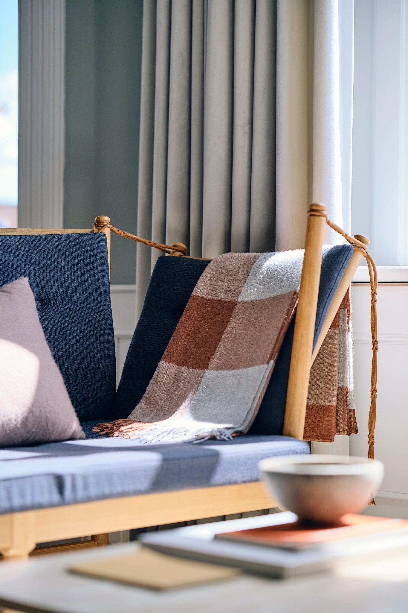 Silkeborg Uldspinderi ApS Caracas 130x200 cm Throw 03109 Rosewood (03425)