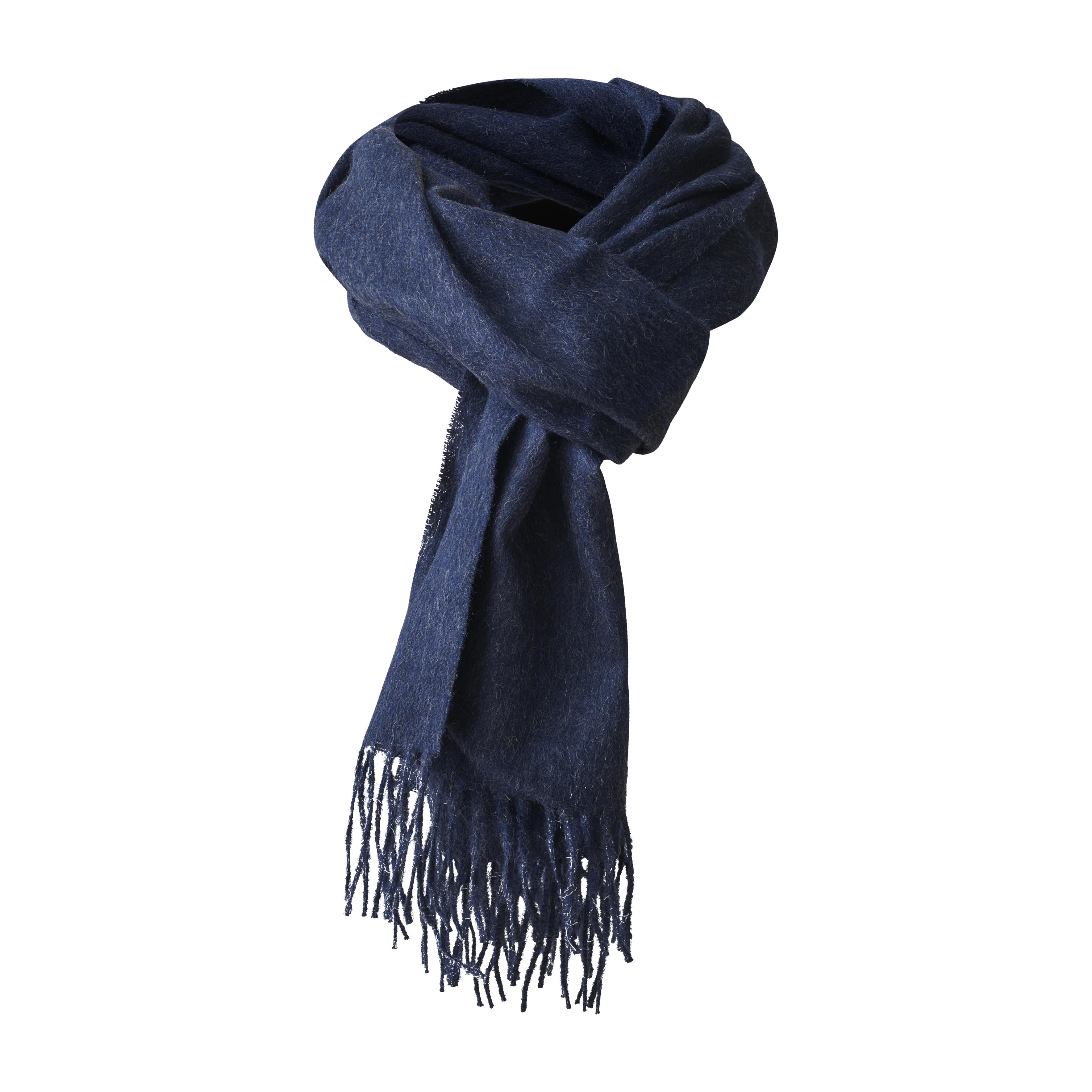 Silkeborg Uldspinderi ApS Cusco 60x200 cm Scarf 00638 Deep Ocean Blue