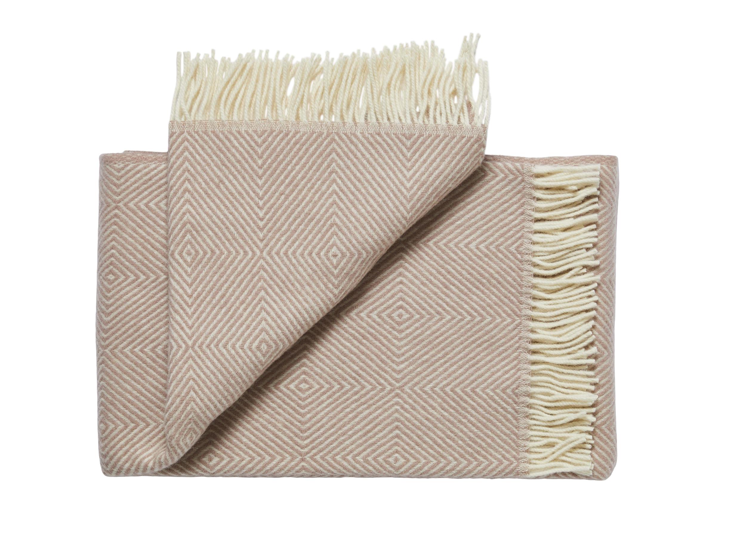 Silkeborg Uldspinderi ApS Fanø 130x200 cm Throw 01927 Dusty Rose (00876)