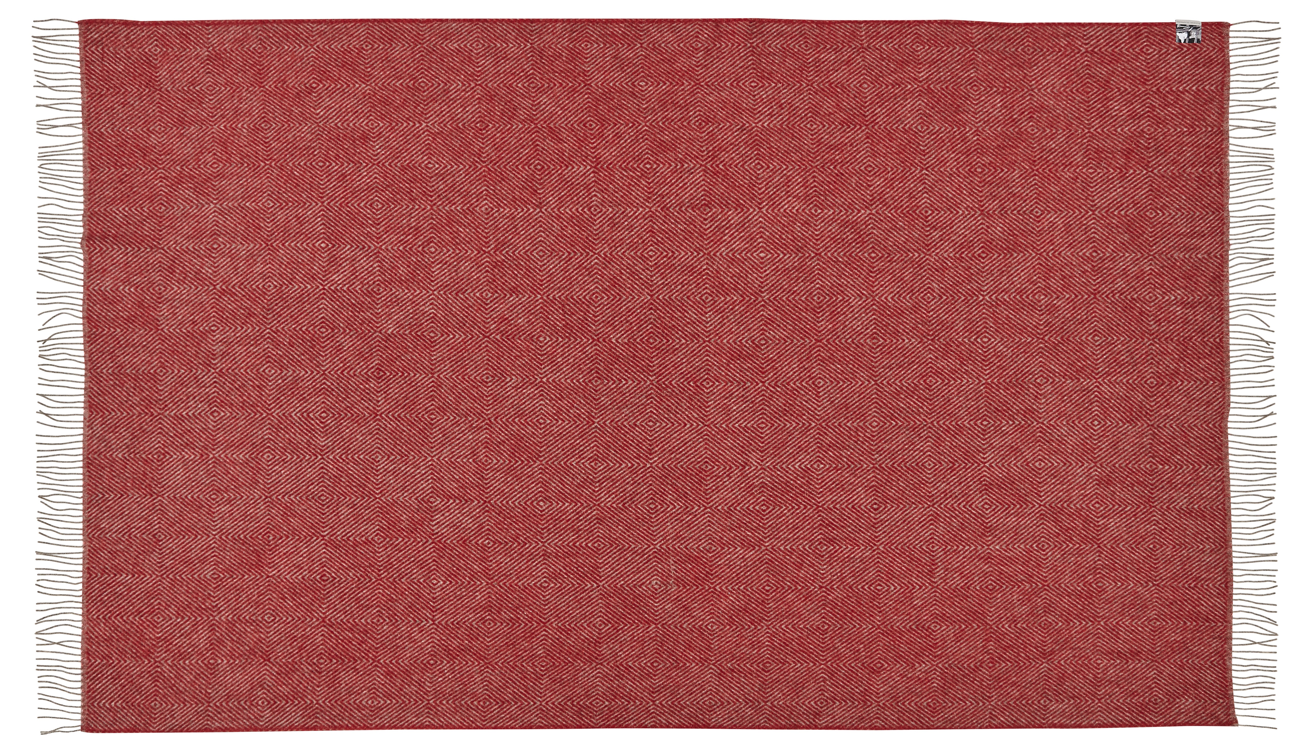 Silkeborg Uldspinderi ApS FanΓΈ 220x260 cm Blanket 00177 Granite Red