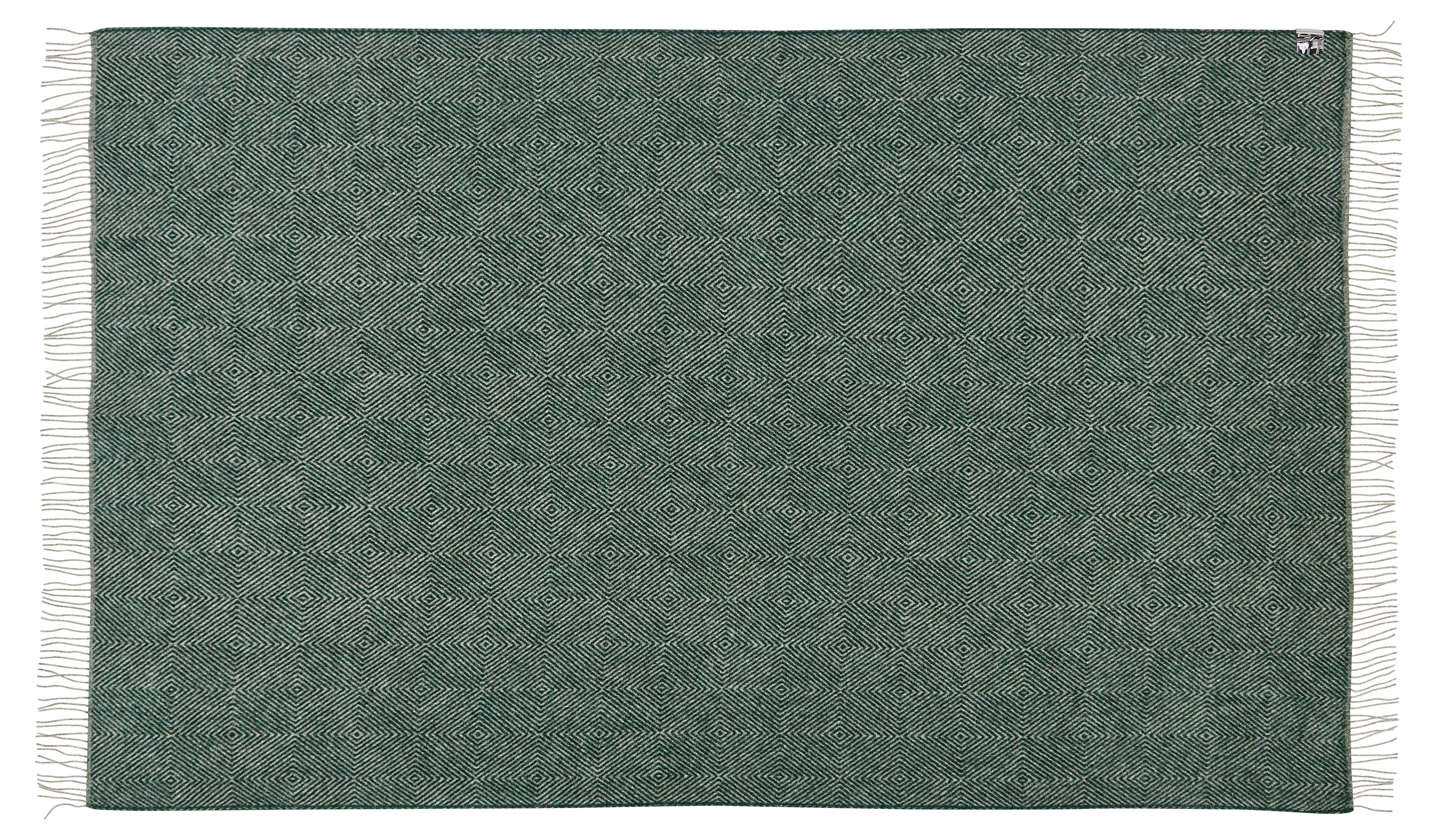 Silkeborg Uldspinderi ApS FanΓΈ 220x260 cm Blanket 00178 Dark Pine Green