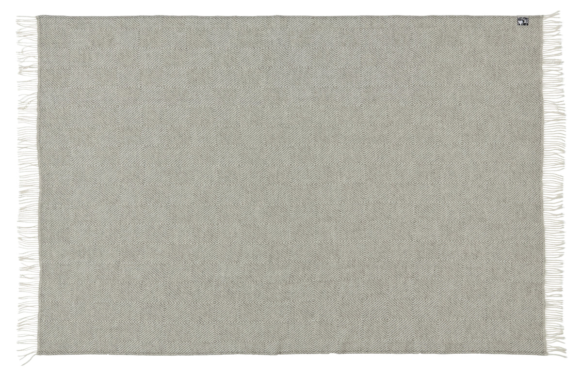 Silkeborg Uldspinderi ApS Fanø 85x130 cm Throw 00109 Light Nordic Grey