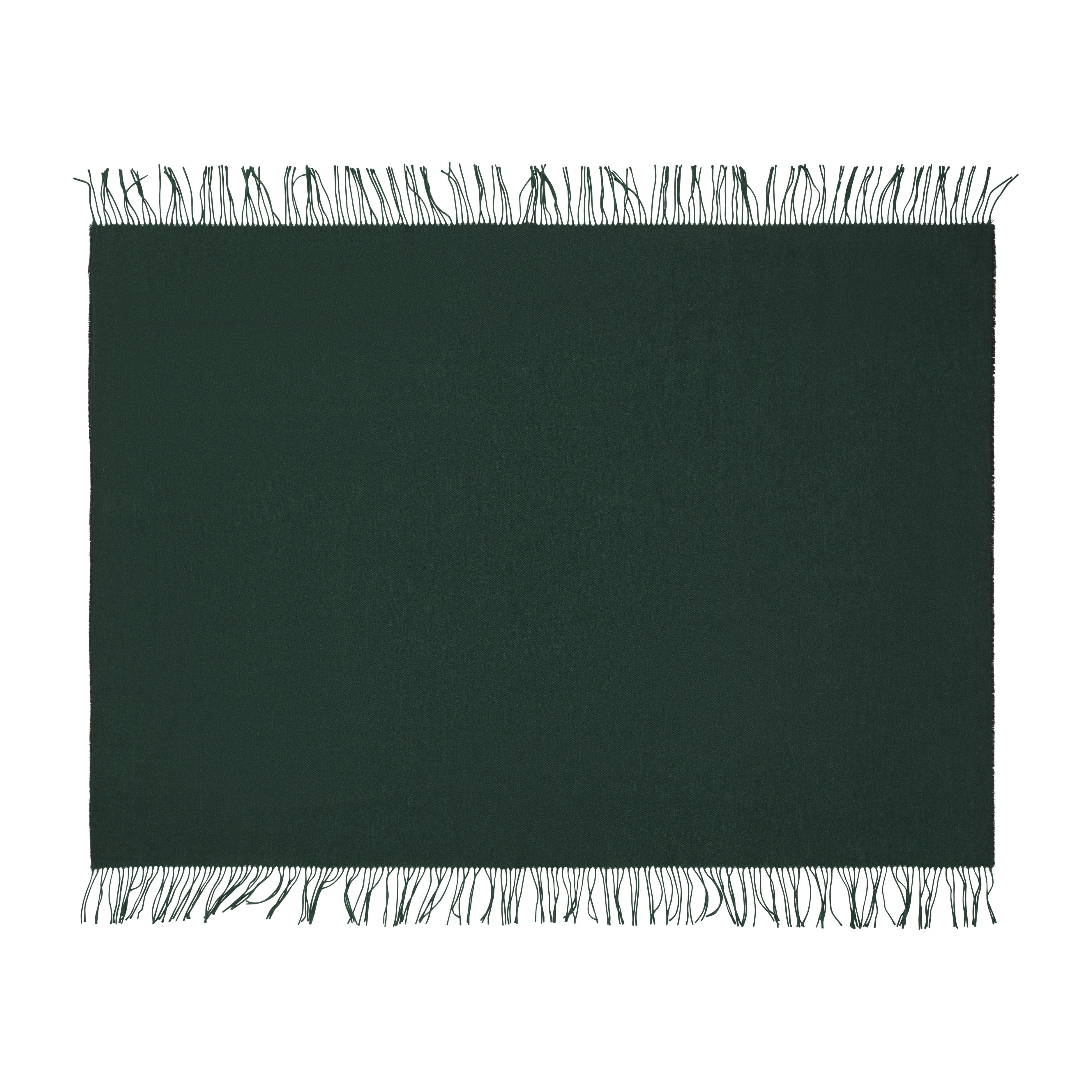Silkeborg Uldspinderi ApS Franja 170x140 cm Throw 01237 Green-Black