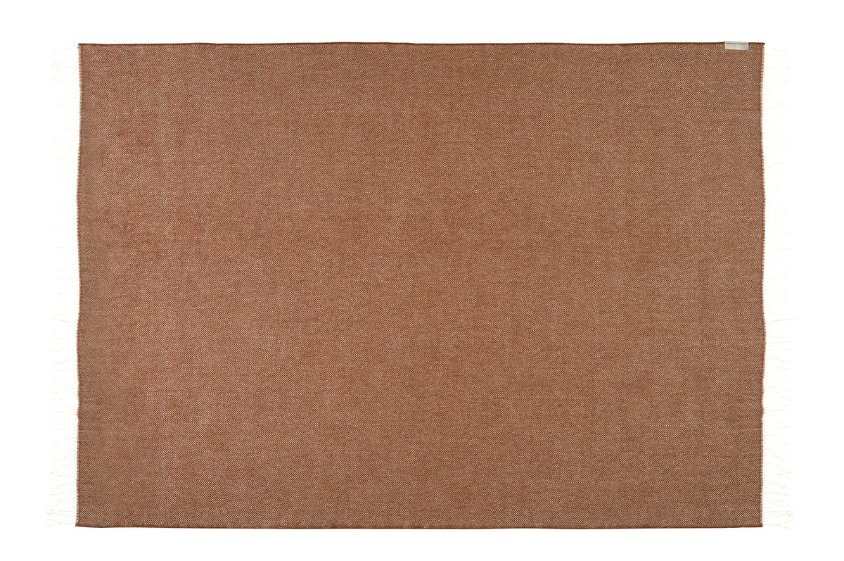 Silkeborg Uldspinderi ApS La Paz 130x200 cm Throw 00205 Camel Brown