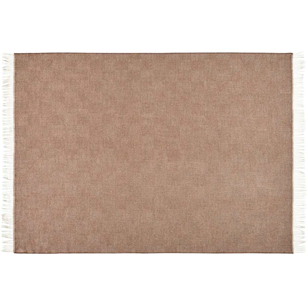 Silkeborg Uldspinderi ApS La Paz 130x200 cm Throw 02672 Red Brown