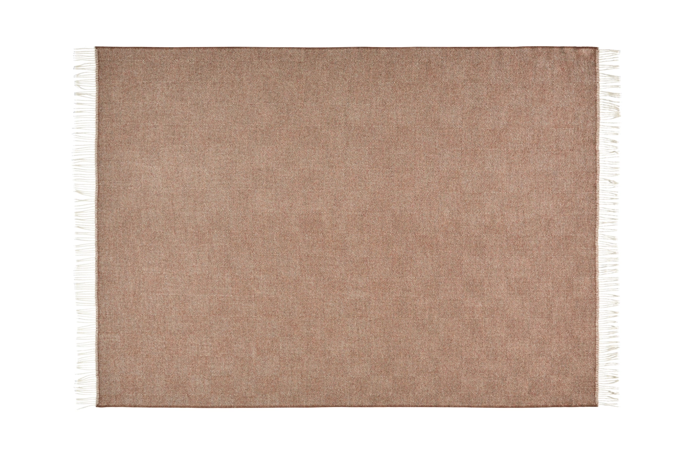 Silkeborg Uldspinderi ApS La Paz 130x200 cm Throw 02672 Red Brown