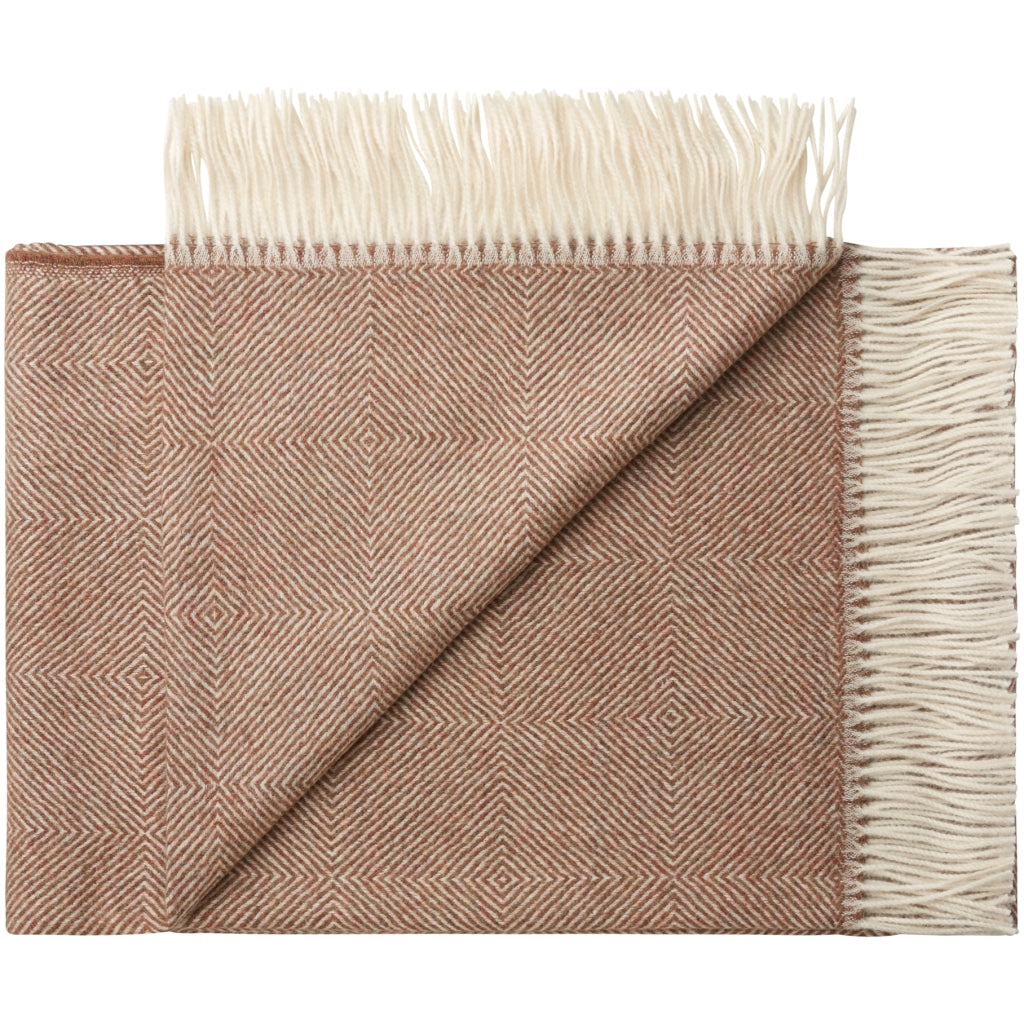 Silkeborg Uldspinderi ApS La Paz 130x200 cm Throw 02672 Red Brown