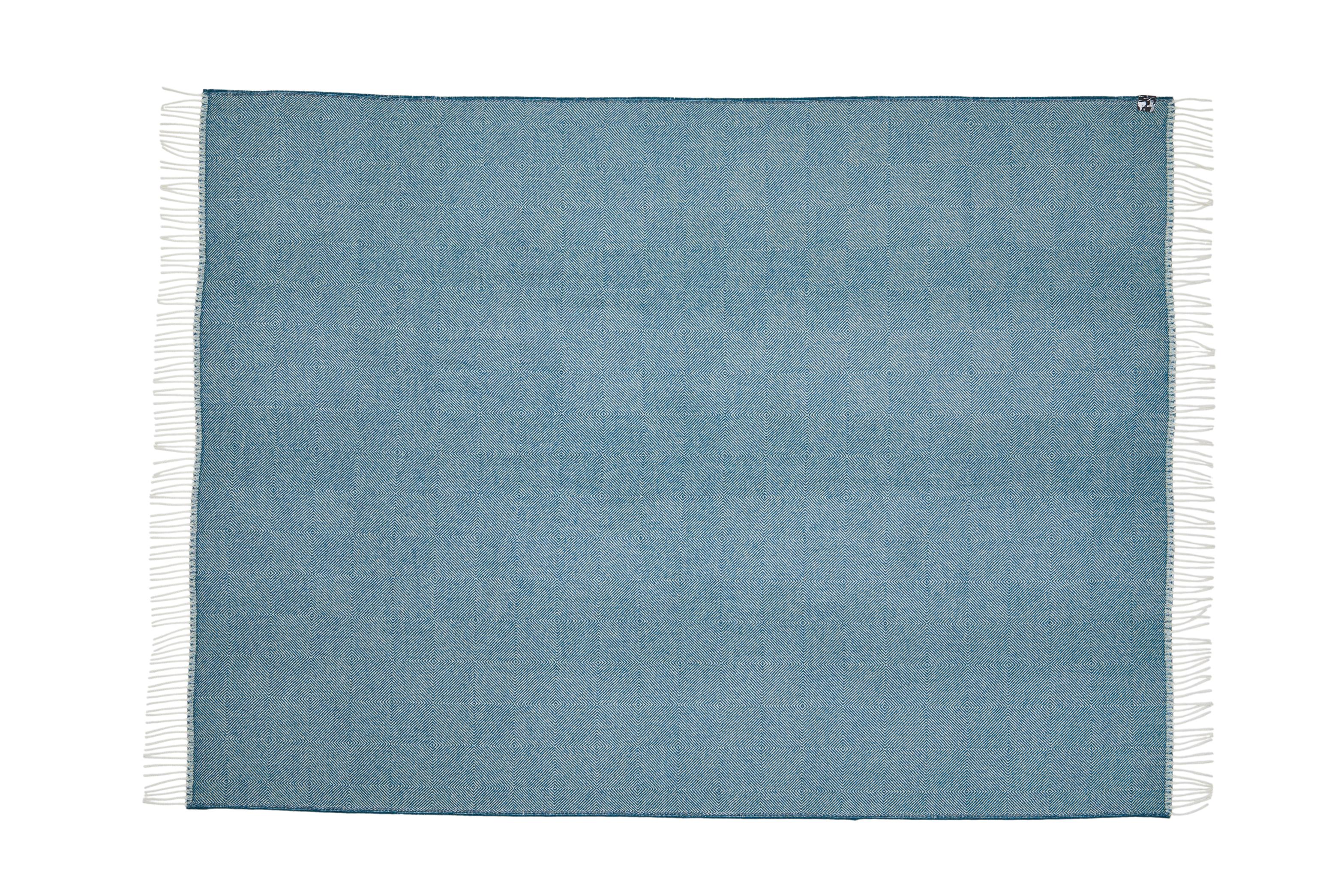 Silkeborg Uldspinderi ApS La Paz 130x200 cm Throw 04417 Vintage Blue