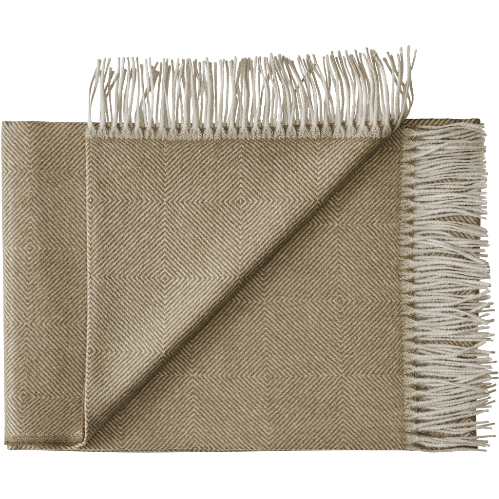 Silkeborg Uldspinderi ApS La Paz 130x200 cm Throw 04565 Limestone/Umber