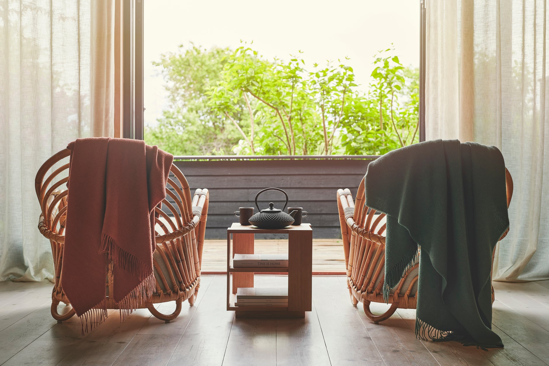 Silkeborg Uldspinderi ApS Lima 130x200 cm Throw 03109 Rosewood (16825)