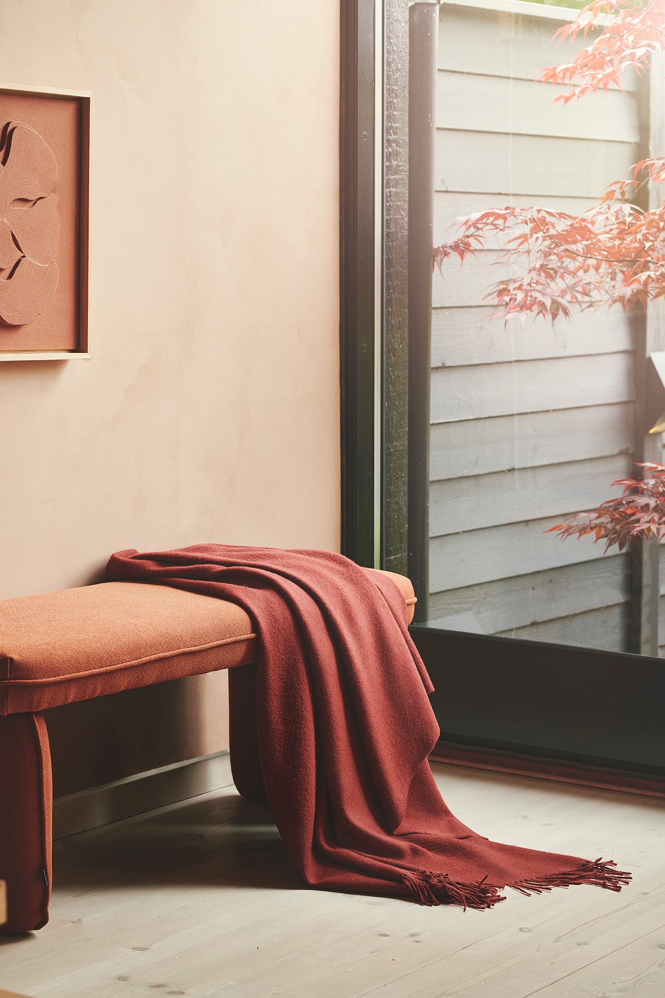 Silkeborg Uldspinderi ApS Lima 130x200 cm Throw 03524 Beetroot (16824)