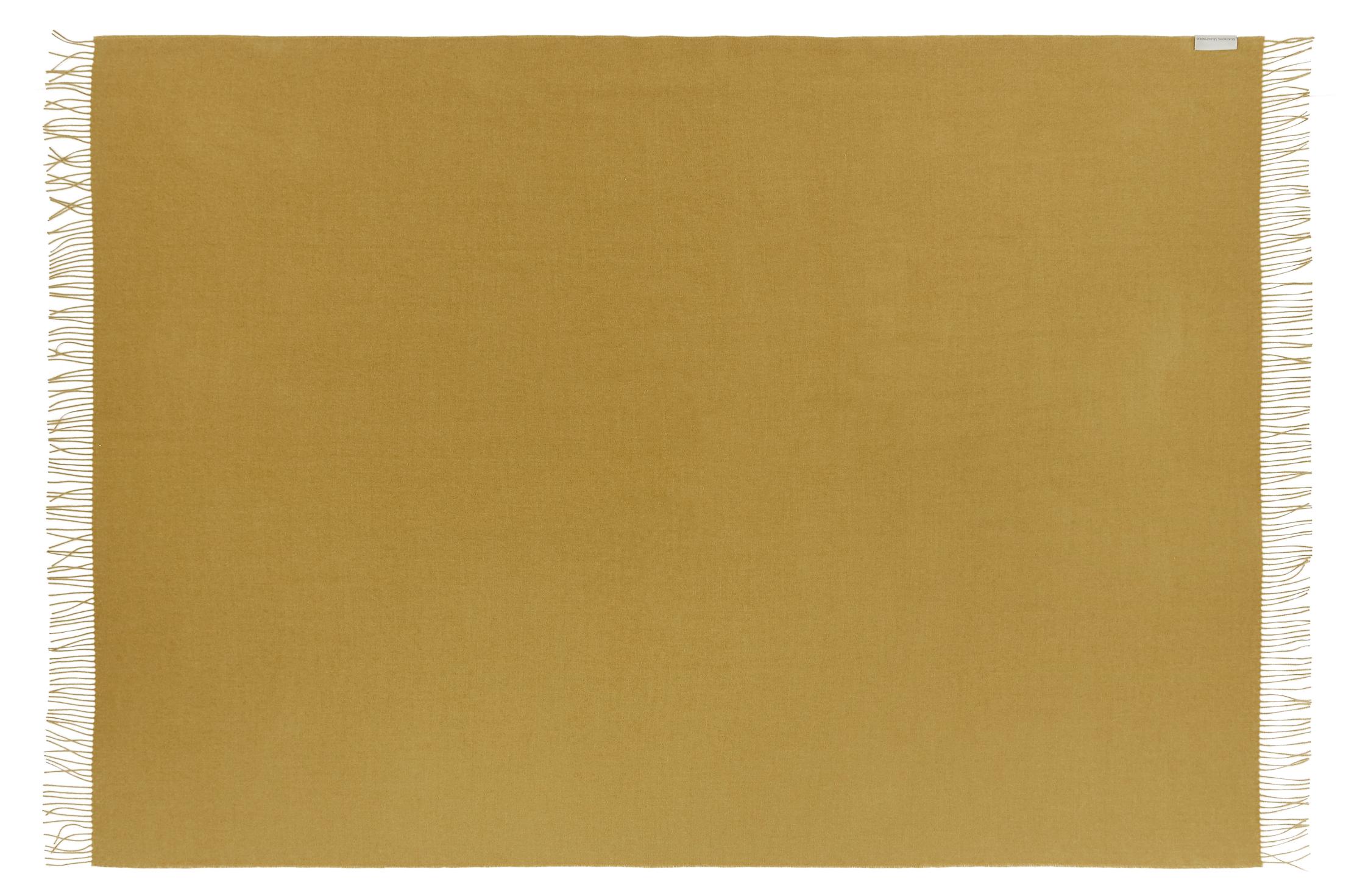 Silkeborg Uldspinderi ApS Lima 130x200 cm Throw 05500 Ochre Yellow