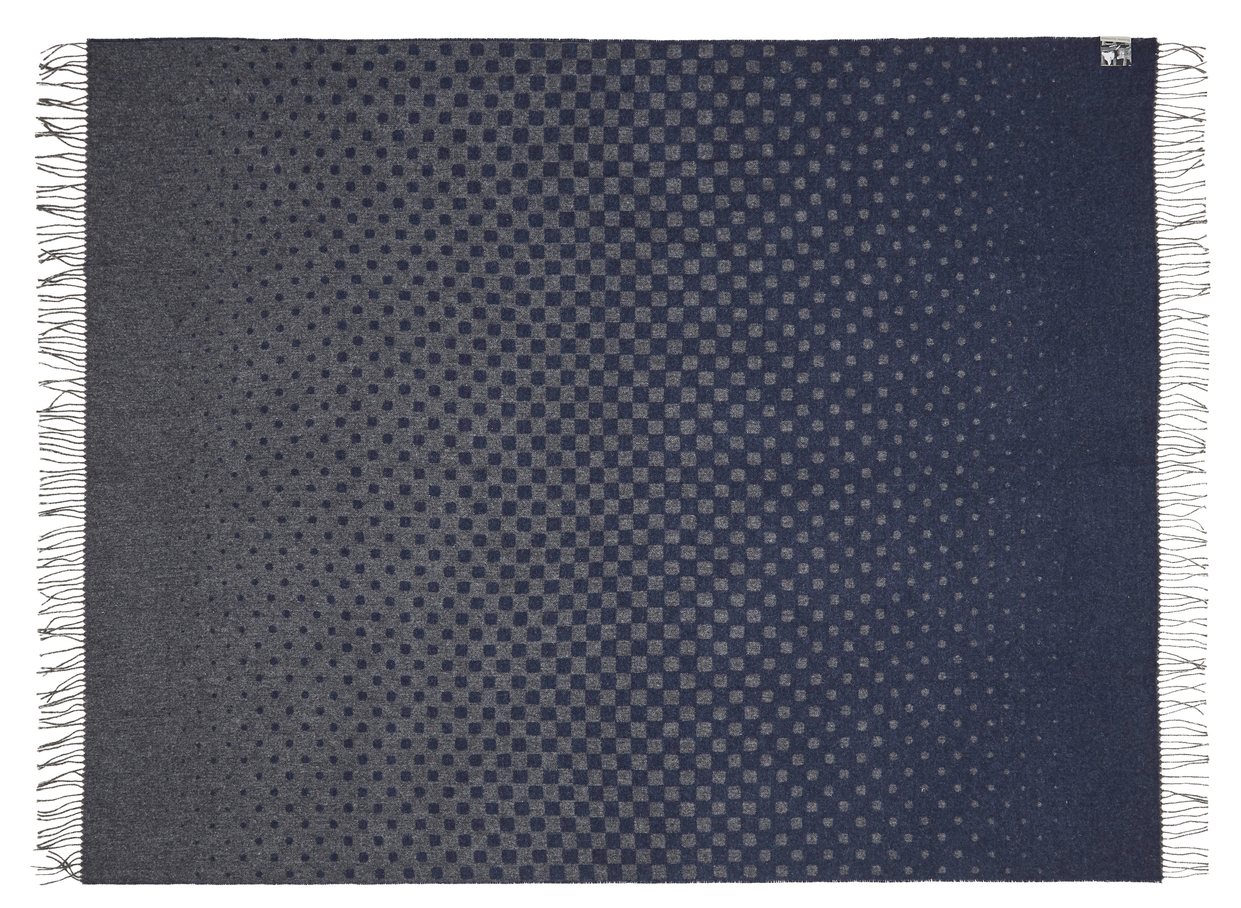 Silkeborg Uldspinderi ApS Madrid 130x190 cm Throw 01205 Dark Navy