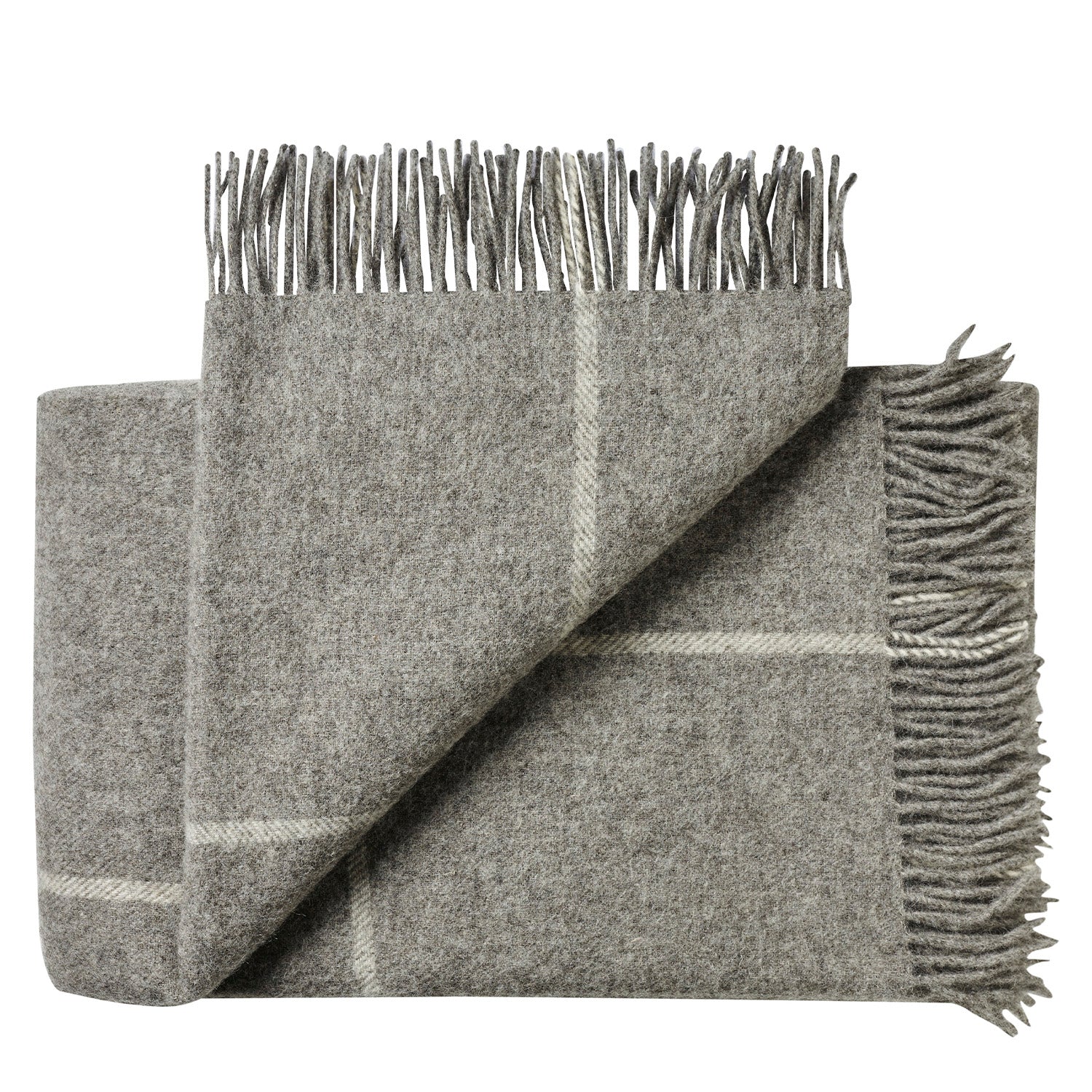 Silkeborg Uldspinderi ApS MandΓΈ 140x240 cm Throw 00155 Nordic Grey