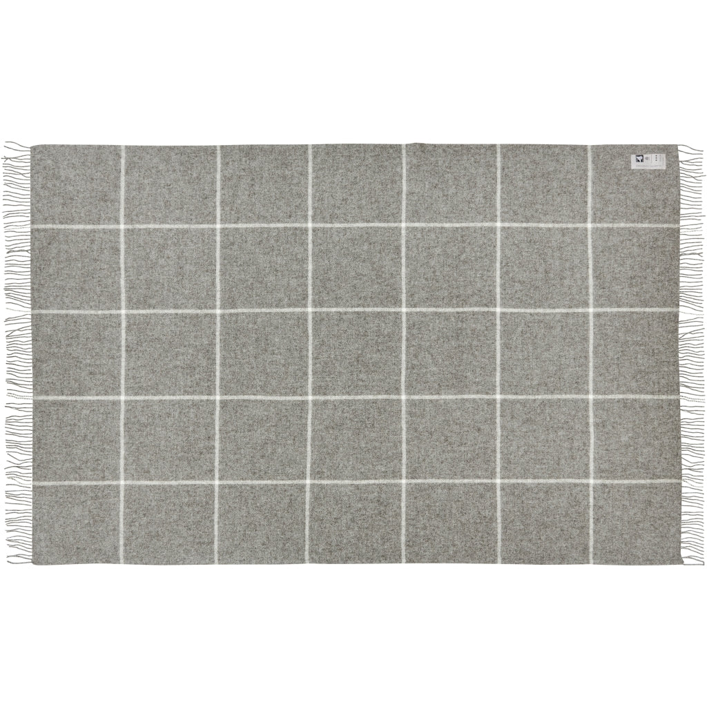 Silkeborg Uldspinderi ApS MandΓΈ 220x260 cm Blanket 00155 Nordic Grey