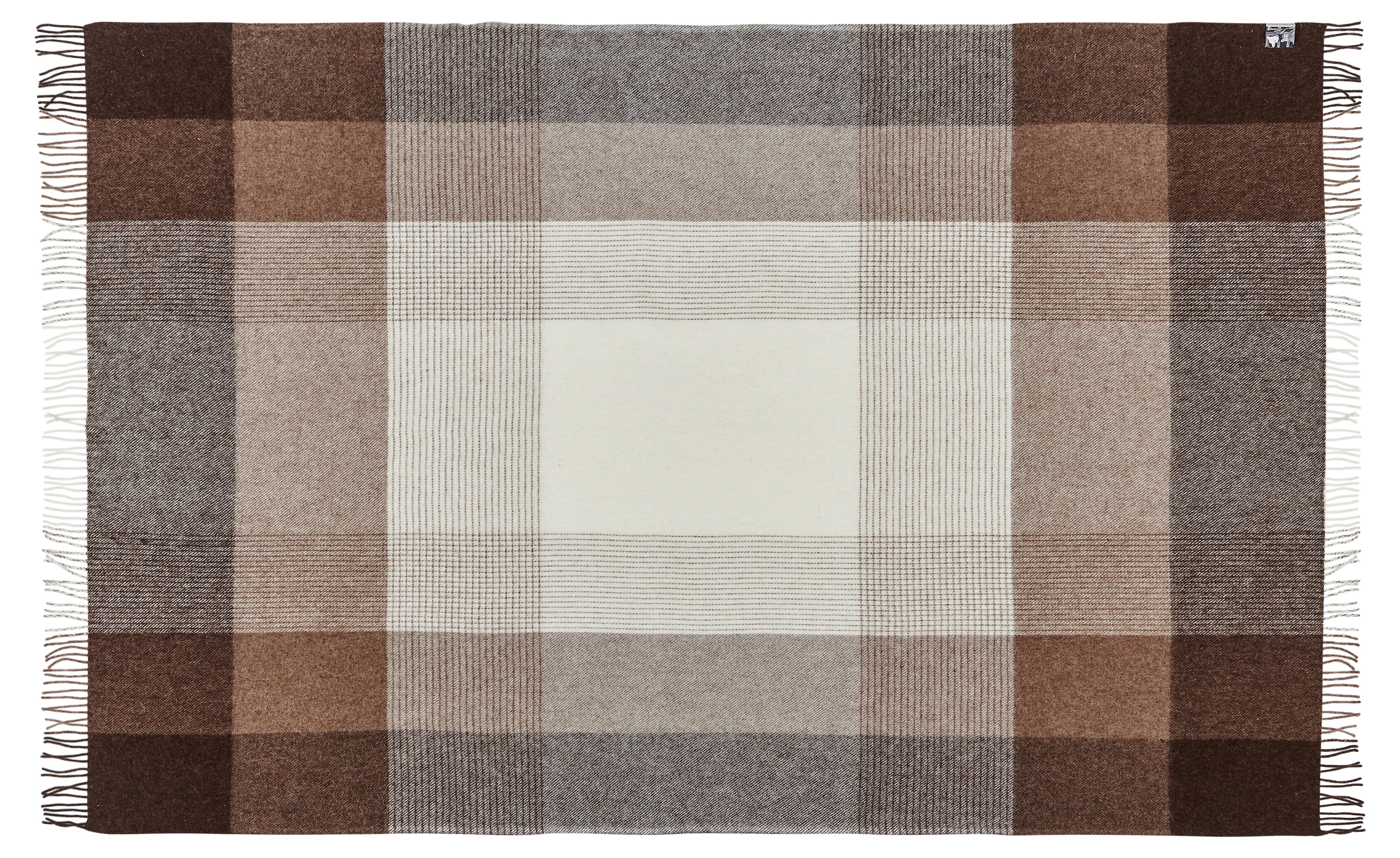 Silkeborg Uldspinderi ApS Oxford 140x240 cm Throw 05104 Shades Brown