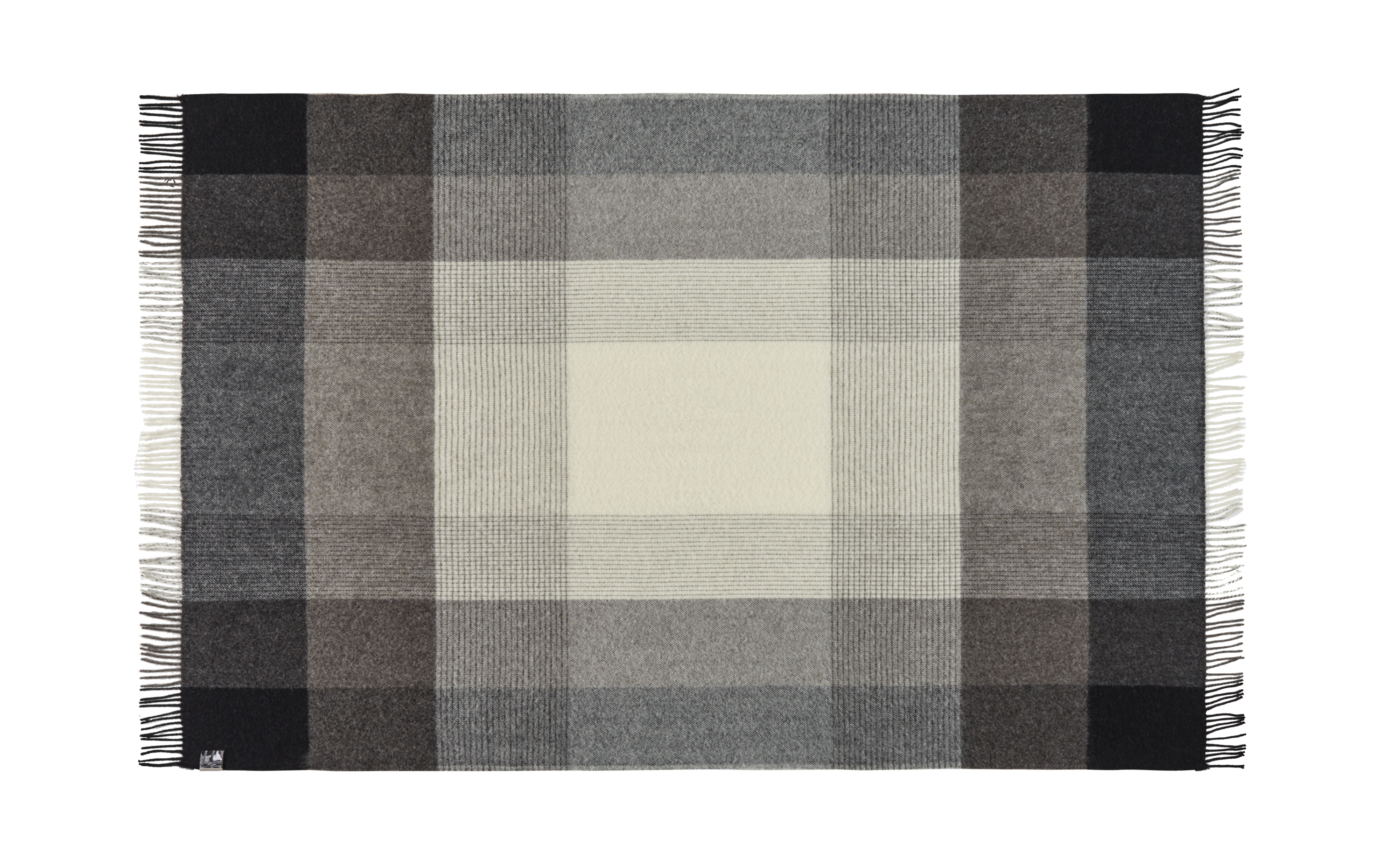 Silkeborg Uldspinderi ApS Oxford 140x240 cm Throw 05304 Dark Grey