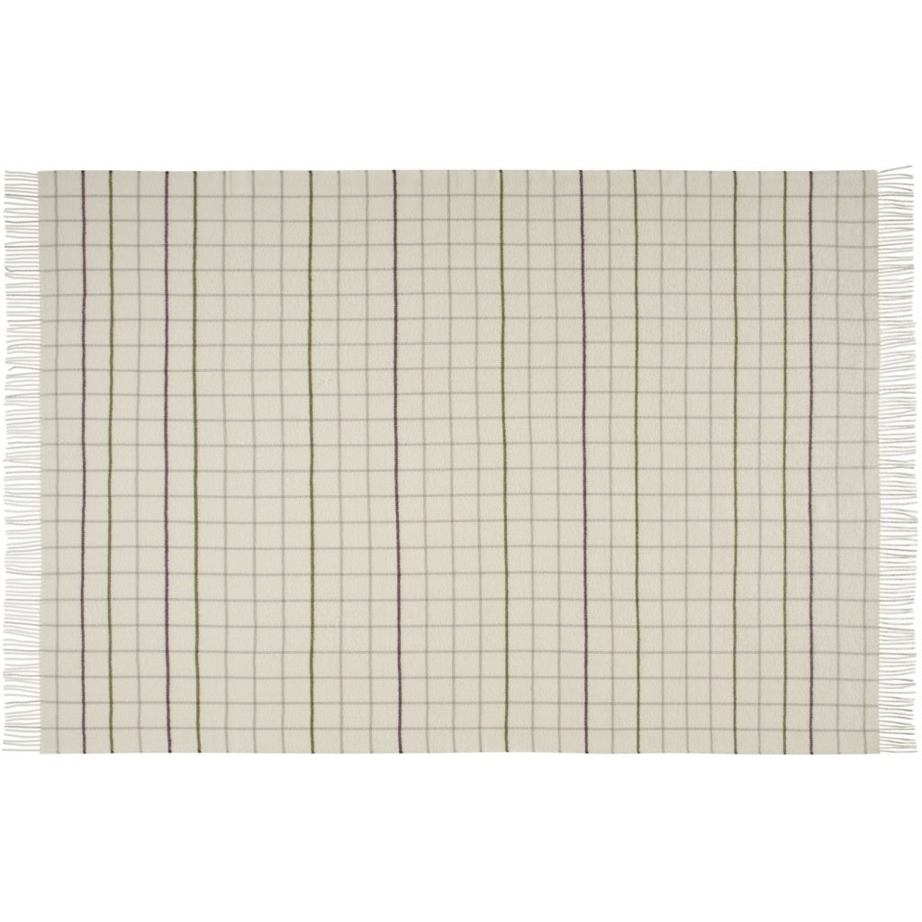 Silkeborg Uldspinderi ApS Quito 130x200 cm Throw 01663 Purple White