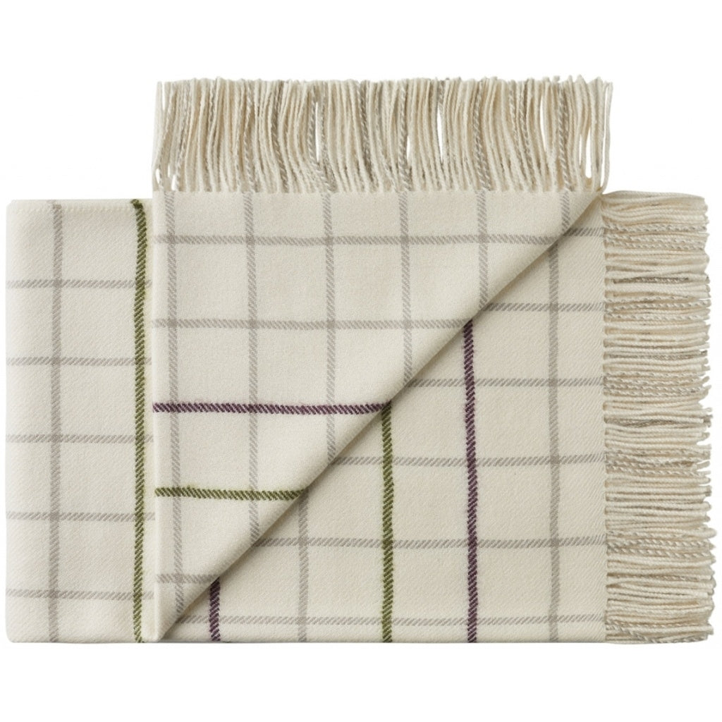 Silkeborg Uldspinderi ApS Quito 130x200 cm Throw 01663 Purple White