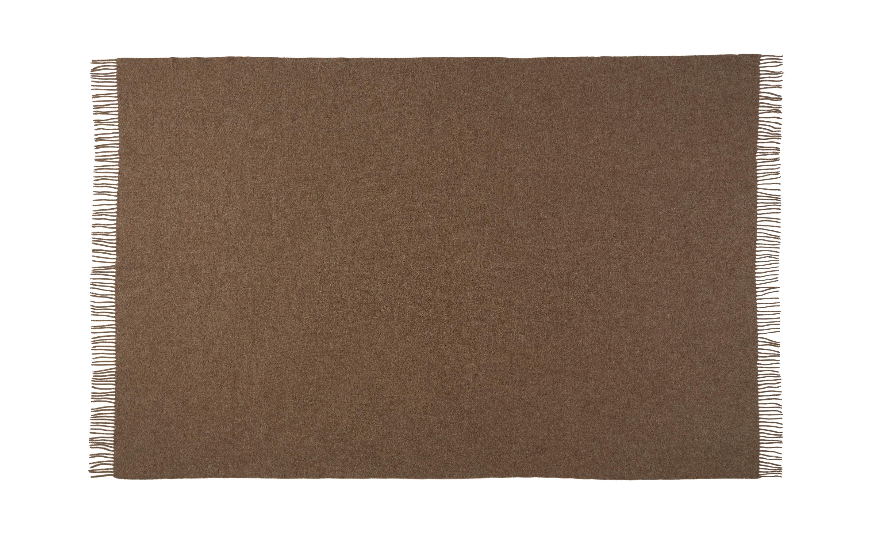 Silkeborg Uldspinderi ApS SamsΓΈ 140x240 cm Throw 00120 Gotland Brown