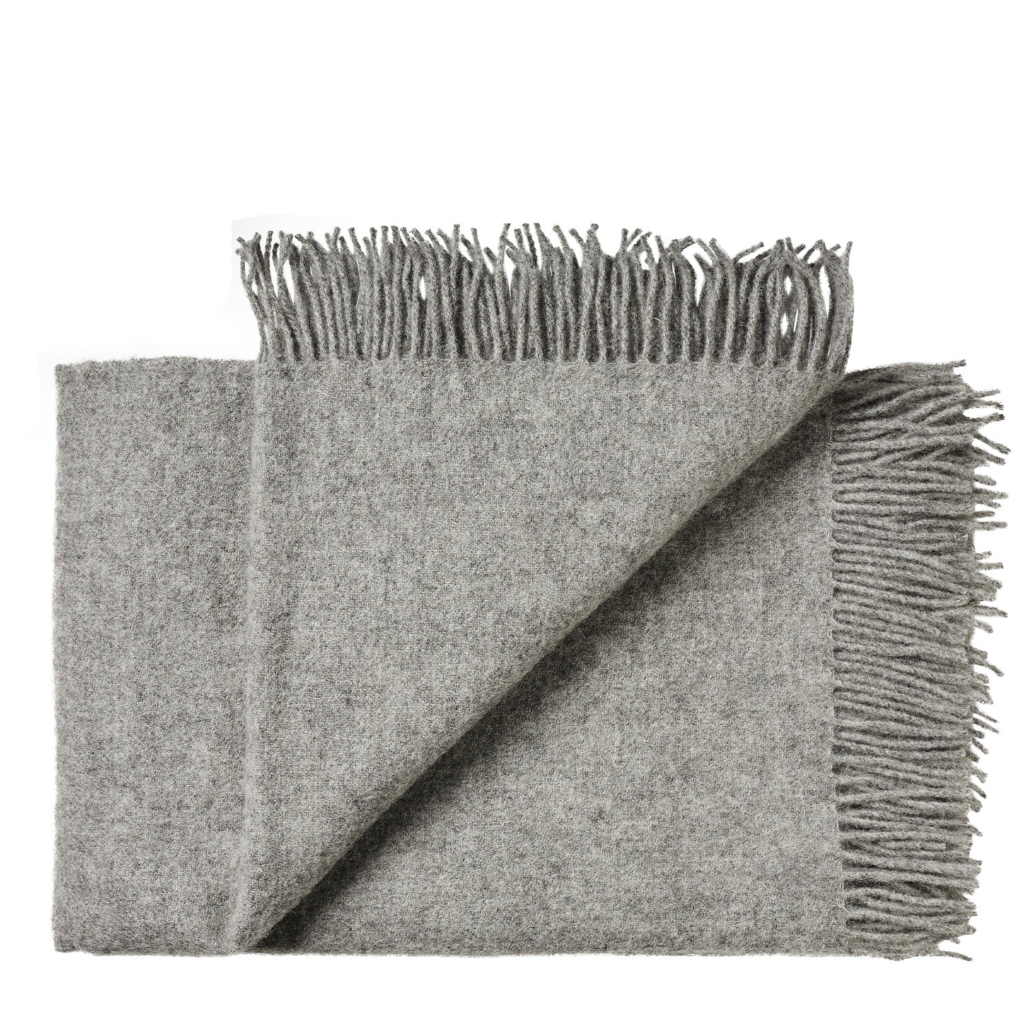 Silkeborg Uldspinderi ApS SamsΓΈ 220x260 cm Blanket 00115 Nordic Grey