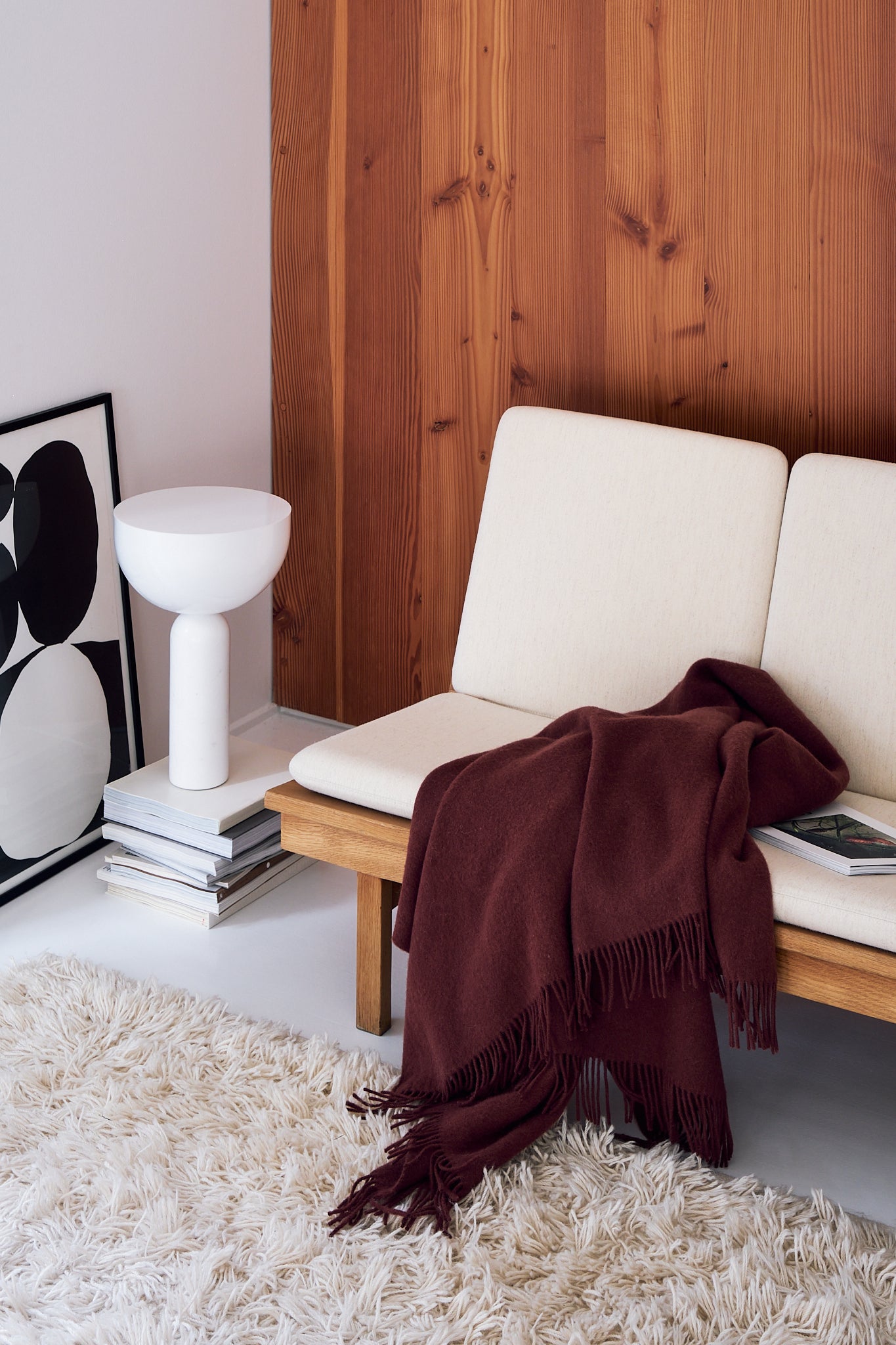 Silkeborg Uldspinderi ApS Season 130x200 cm Throw 03524 Beetroot