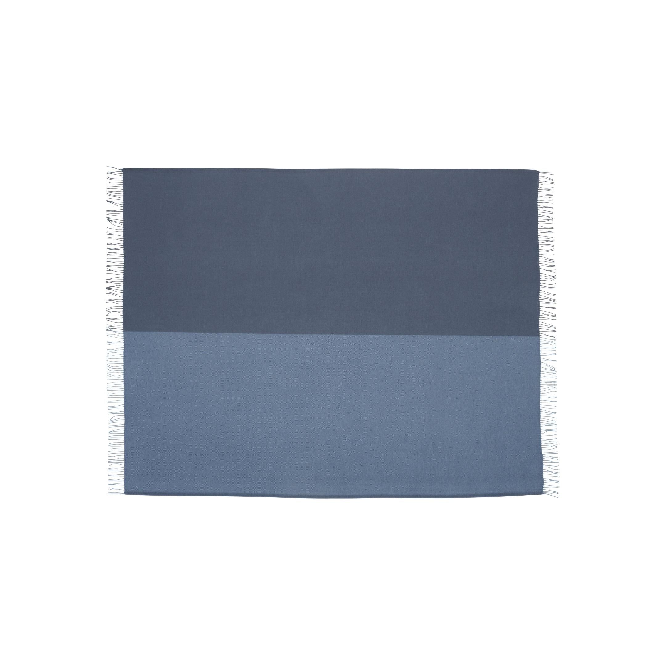 Silkeborg Uldspinderi ApS Secret 130x190 cm - RWS Throw 02205 Ocean/Ink