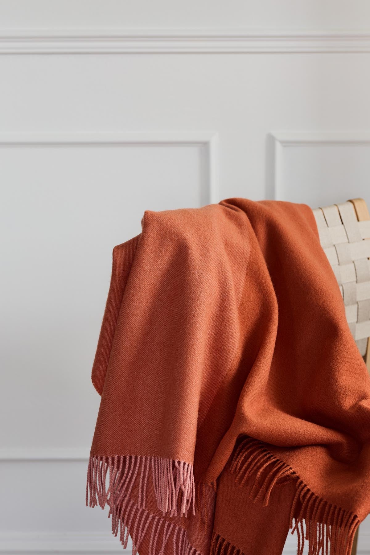 Silkeborg Uldspinderi ApS Secret 130x190 cm - RWS Throw 02215 Coral/Amber