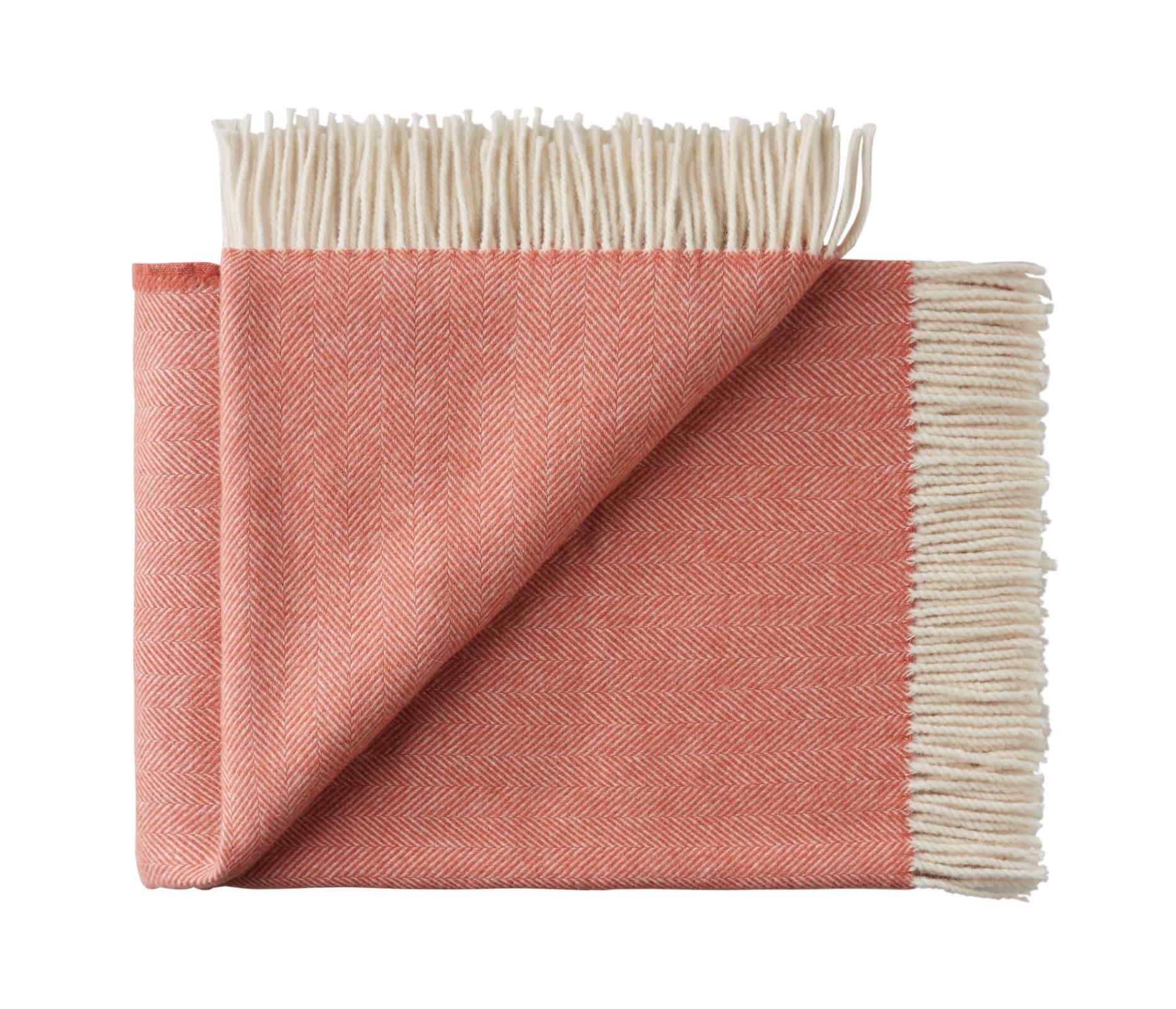 Silkeborg Uldspinderi ApS Sevilla 130x190 cm Throw 05296 Coral Red