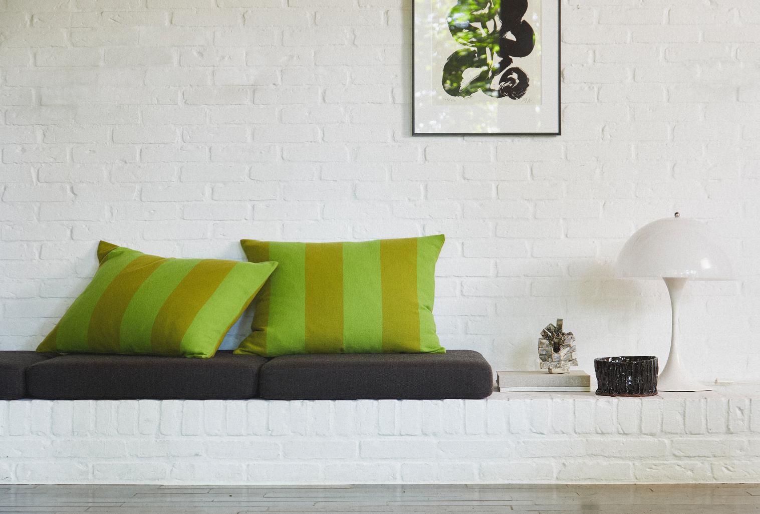 Silkeborg Uldspinderi ApS The Polychrome 50x70 cm Cushion 01003 Green Sage