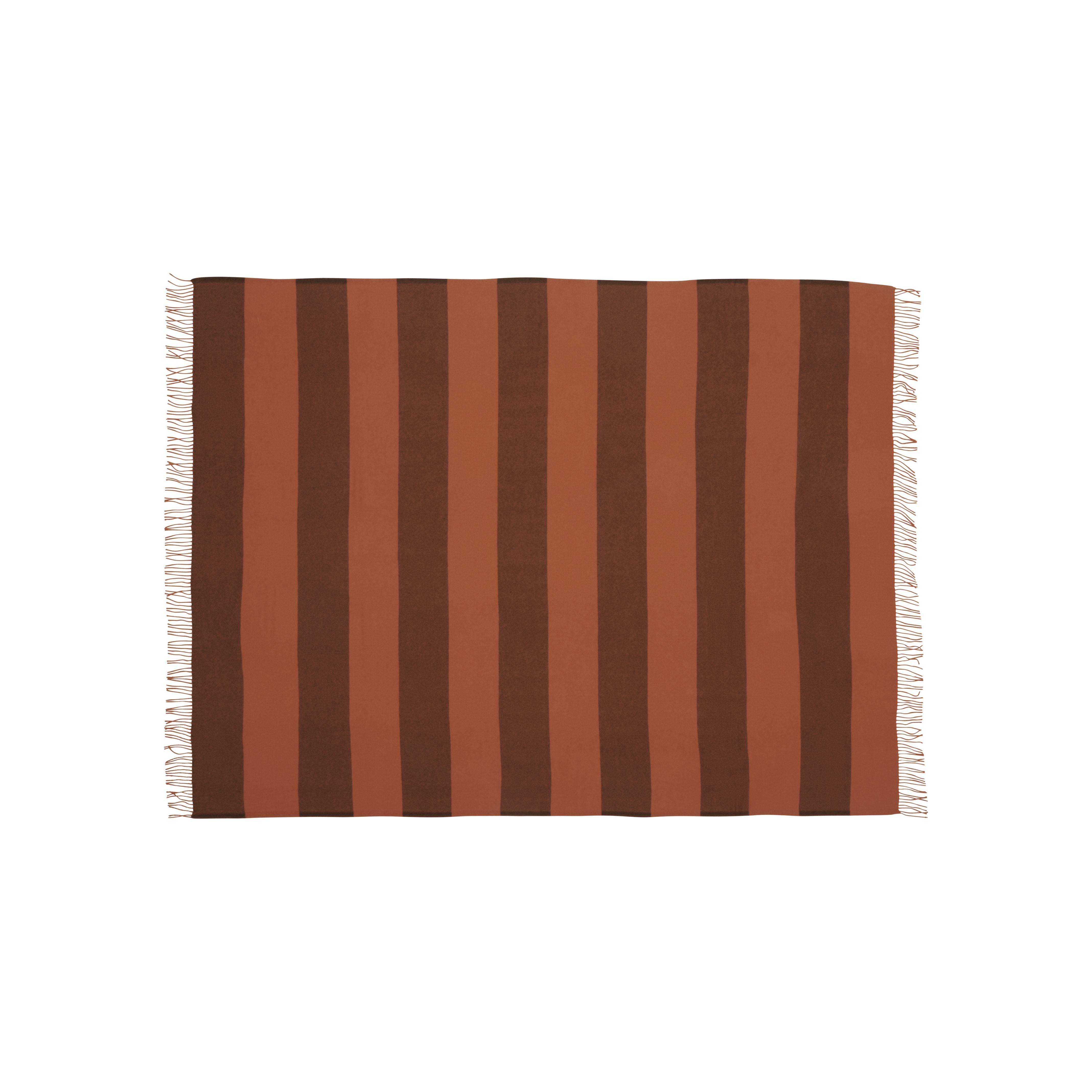 Silkeborg Uldspinderi ApS The Sweater Polychrome 130x190 cm Throw 01001 Orange Brown