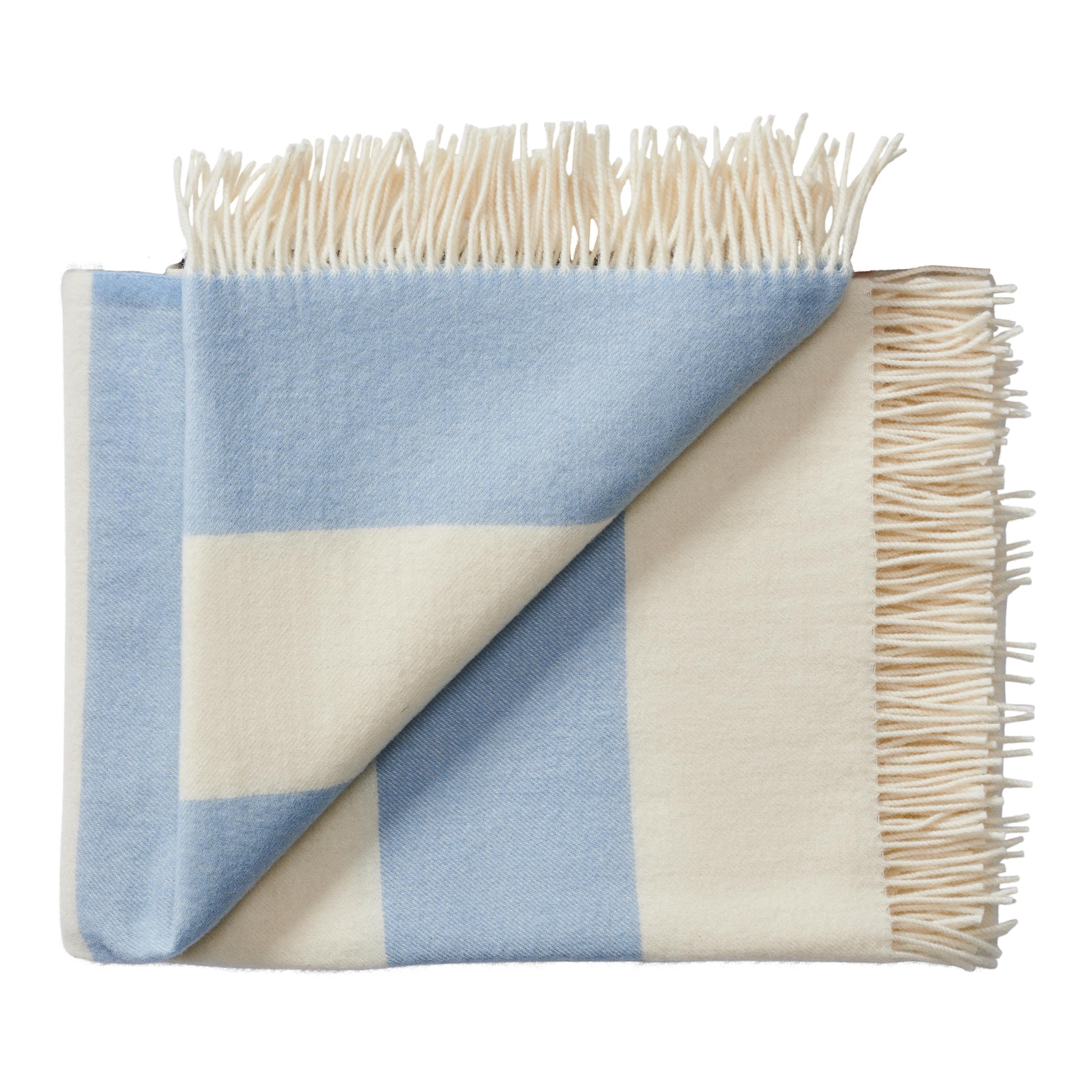 Silkeborg Uldspinderi ApS The Sweater Junior 100x140 cm Throw 05324 Blue