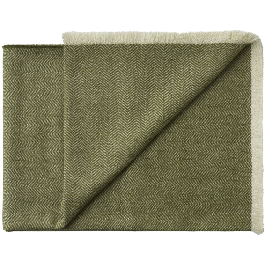 Silkeborg Uldspinderi ApS Trujillo 130x200 cm Throw 01285 Dark Olive Green