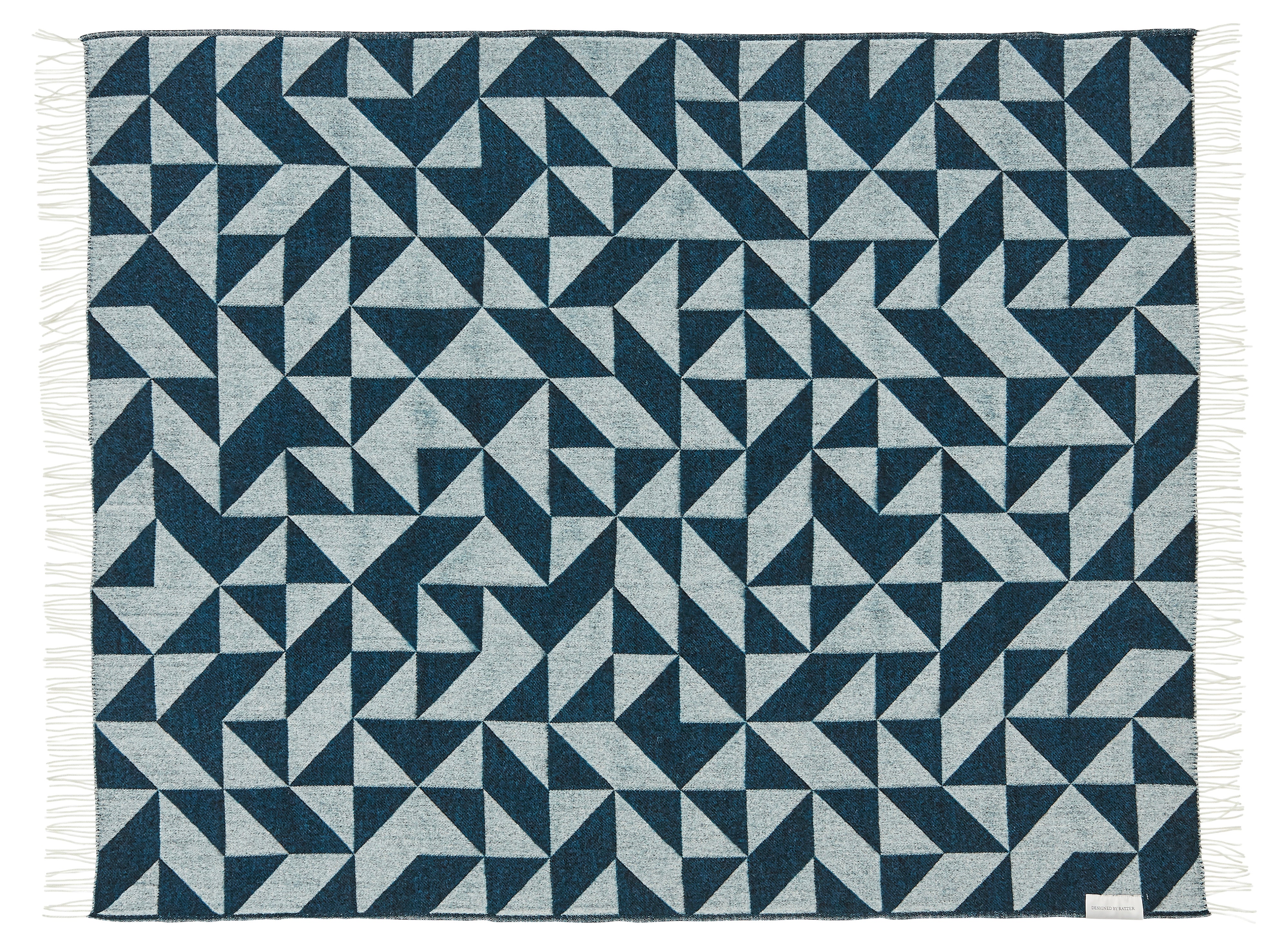 Silkeborg Uldspinderi ApS Twist a Twill 130x190 cm Throw 01160 Petrol Green