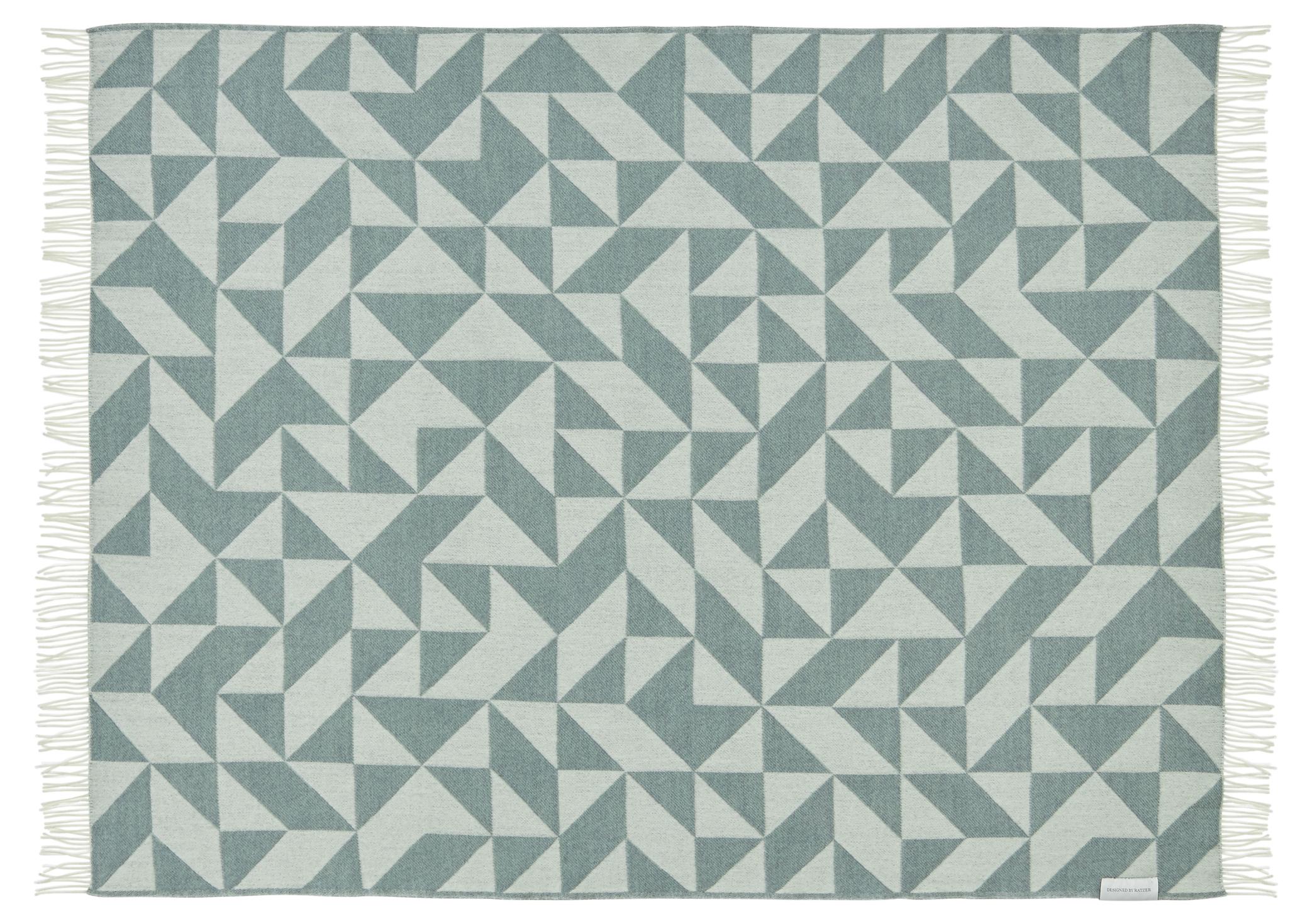 Silkeborg Uldspinderi ApS Twist a Twill 130x190 cm Throw 01175 Ocean Green