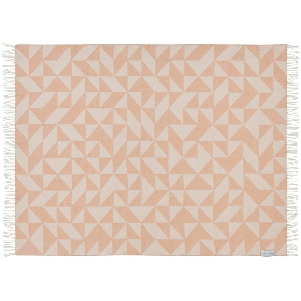 Silkeborg Uldspinderi ApS Twist a Twill 130x190 cm Throw 1163 Rose