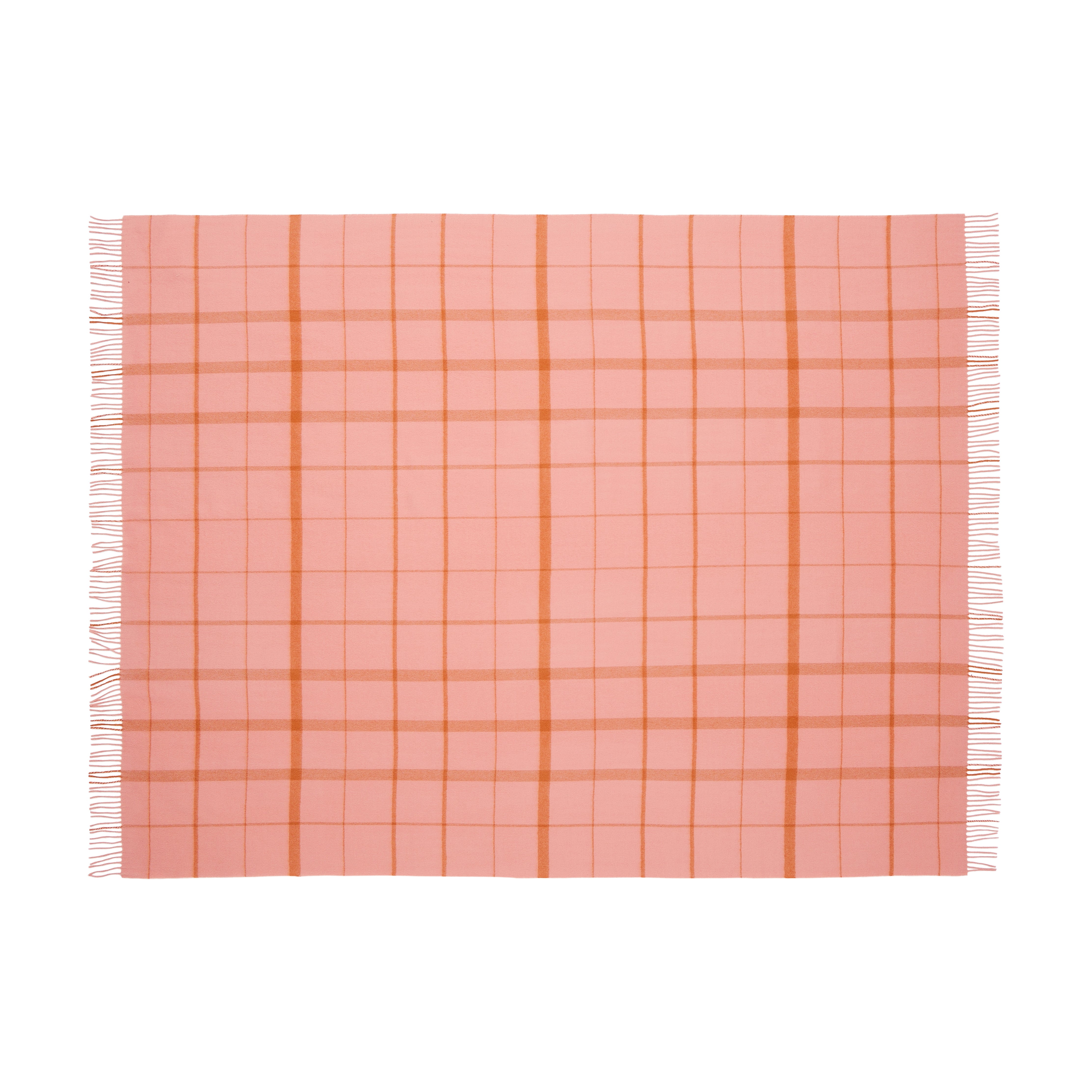 Silkeborg Uldspinderi ApS Warp & Weft 130x190 cm - RWS Throw 02103 Love - Coral/Amber (17516/17555)