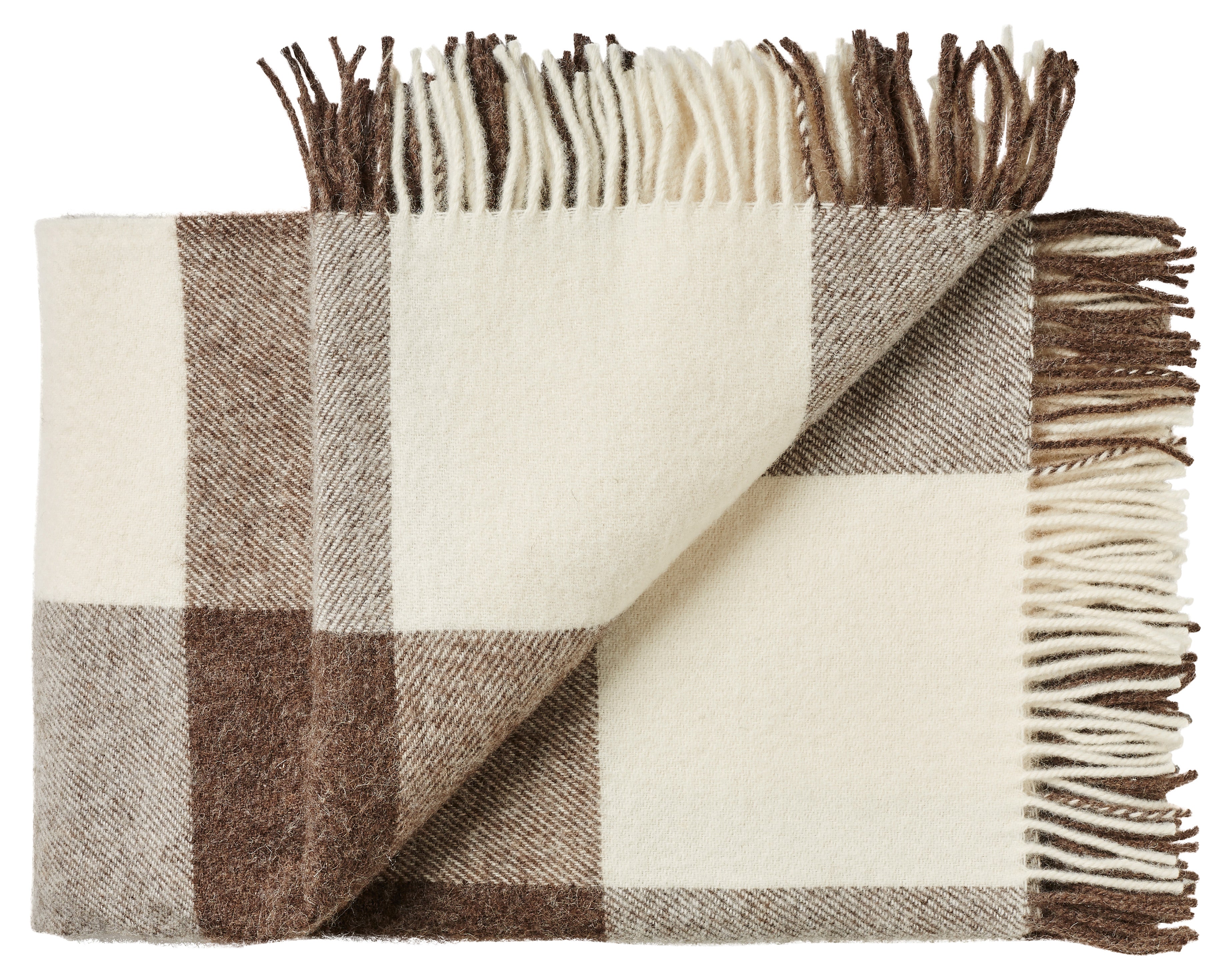 Silkeborg Uldspinderi ApS Ærø 140x240 cm Throw 00117 Dark Brown
