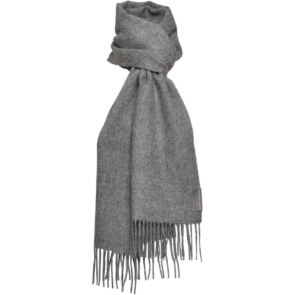 Arequipa Scarf 60x200 cm - Medium Grey – silkeborg-uld.com